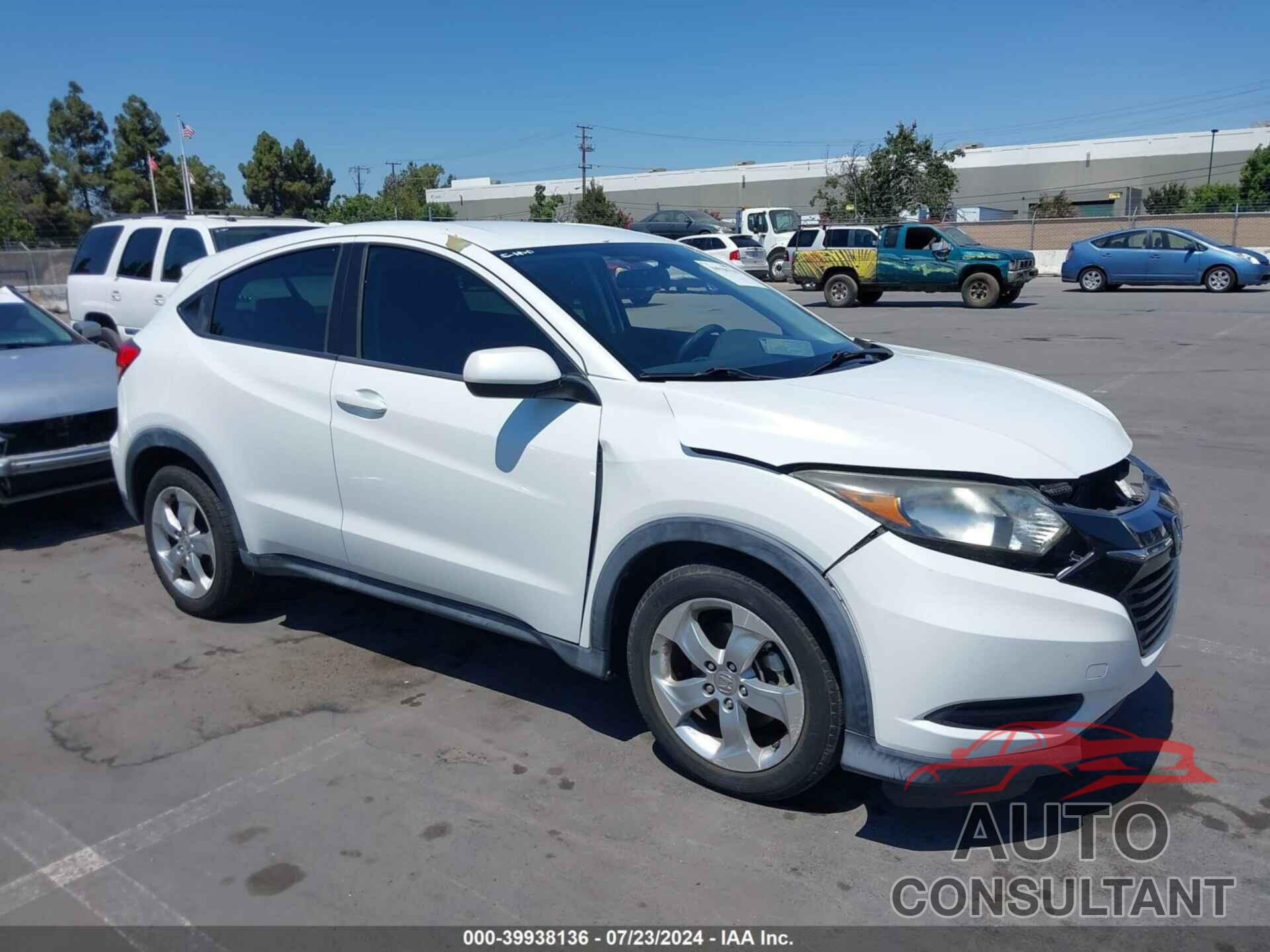 HONDA HR-V 2016 - 3CZRU5G30GM736138