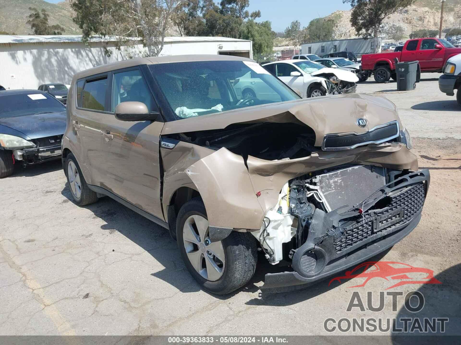 KIA SOUL 2016 - KNDJN2A25G7287970