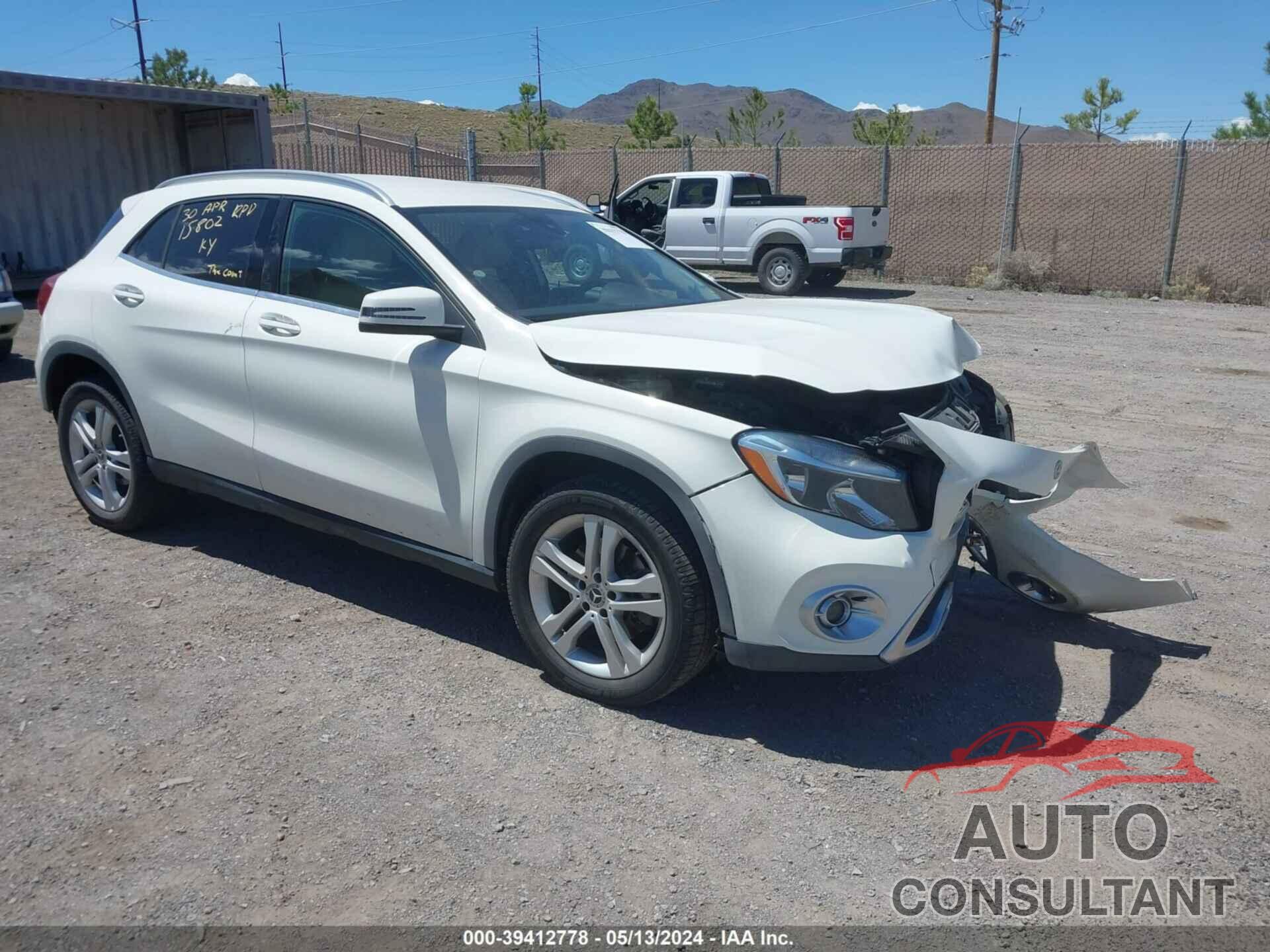MERCEDES-BENZ GLA 250 2018 - WDCTG4GB9JJ422720