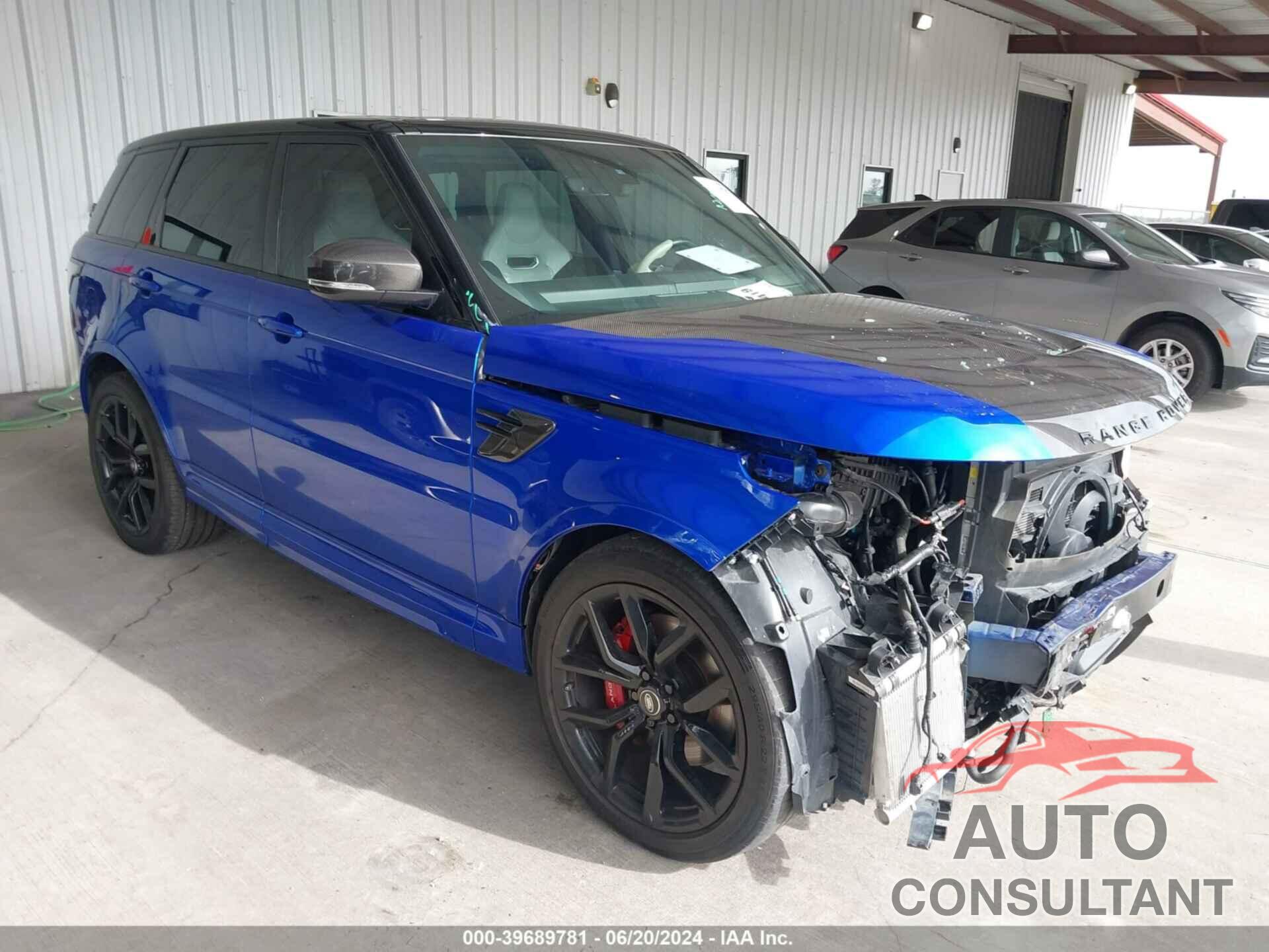 LAND ROVER RANGE ROVER SPORT 2019 - SALWZ2SE9KA872333