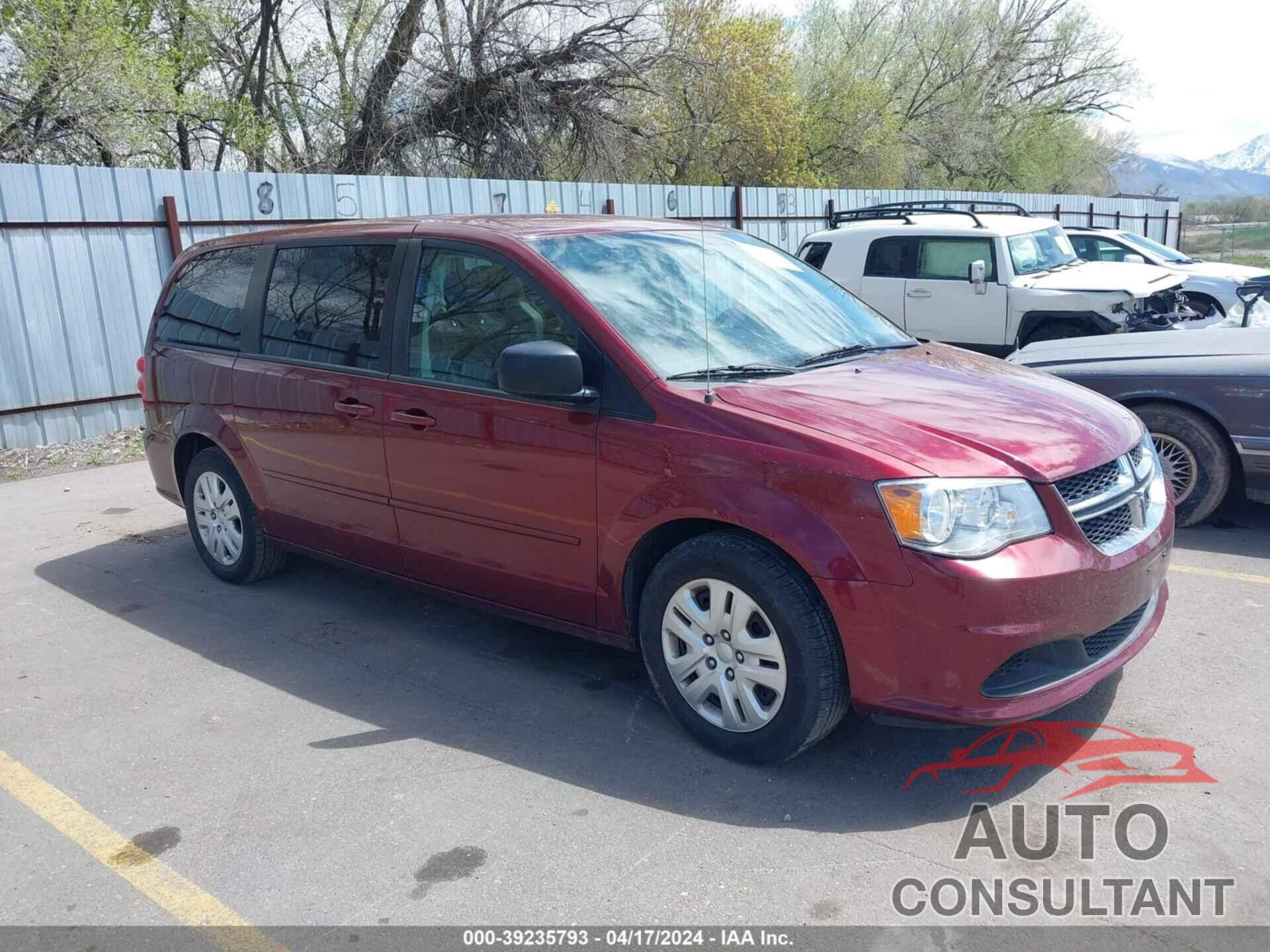 DODGE GRAND CARAVAN 2017 - 2C4RDGBGXHR548765