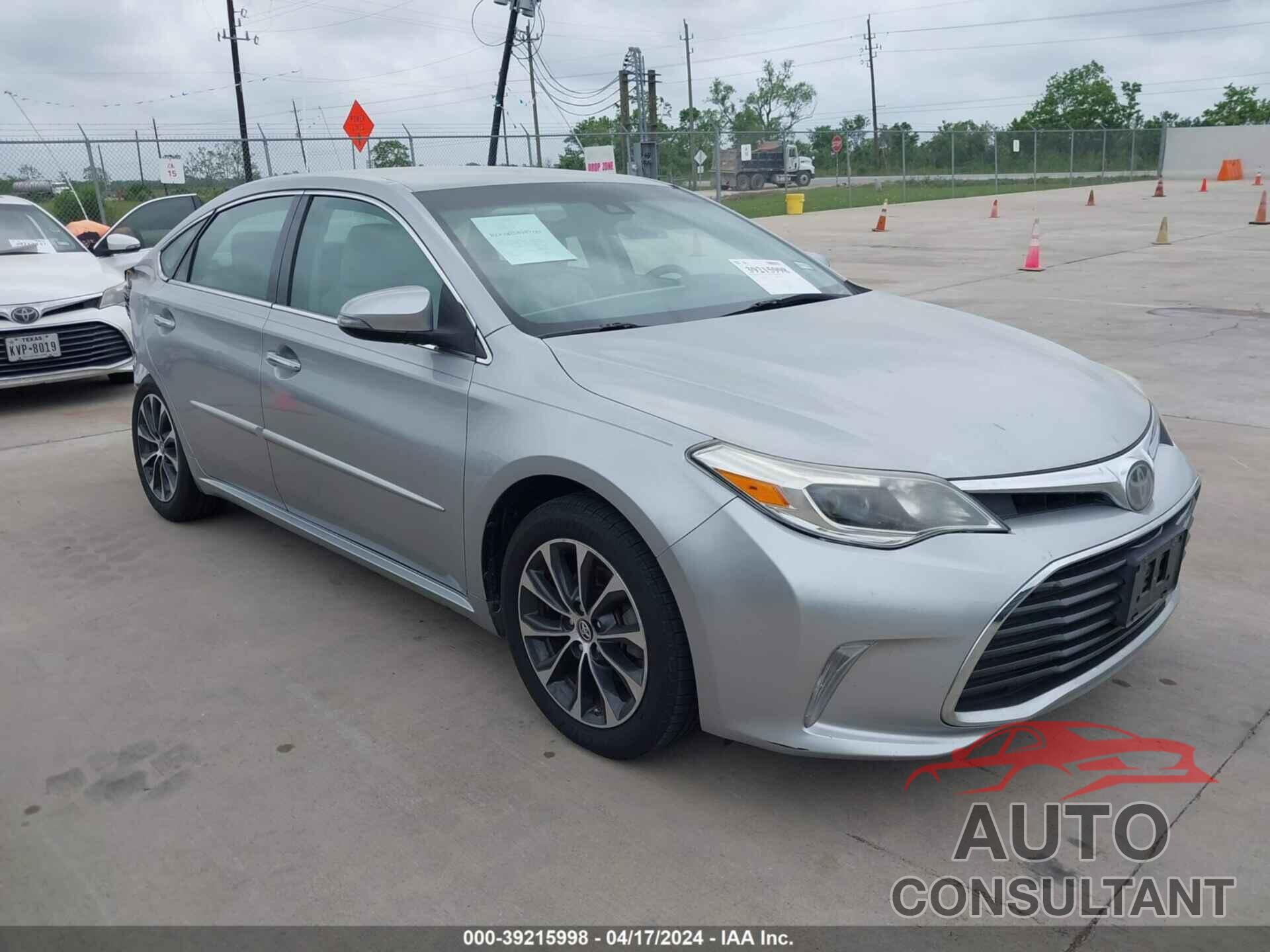 TOYOTA AVALON 2017 - 4T1BK1EB6HU259126