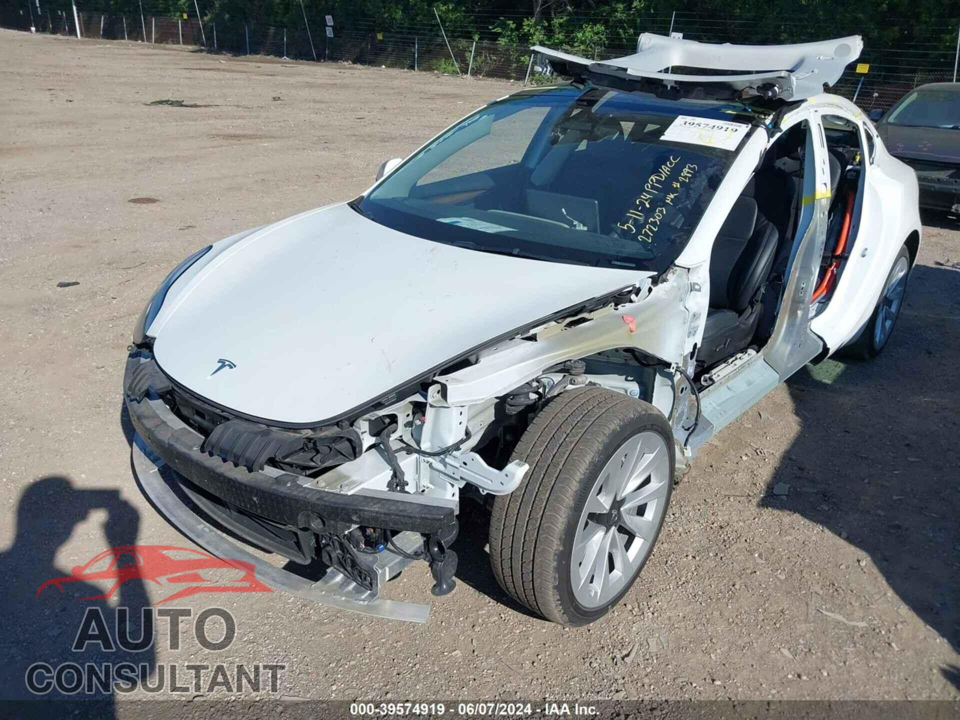 TESLA MODEL 3 2022 - 5YJ3E1EB6NF272303
