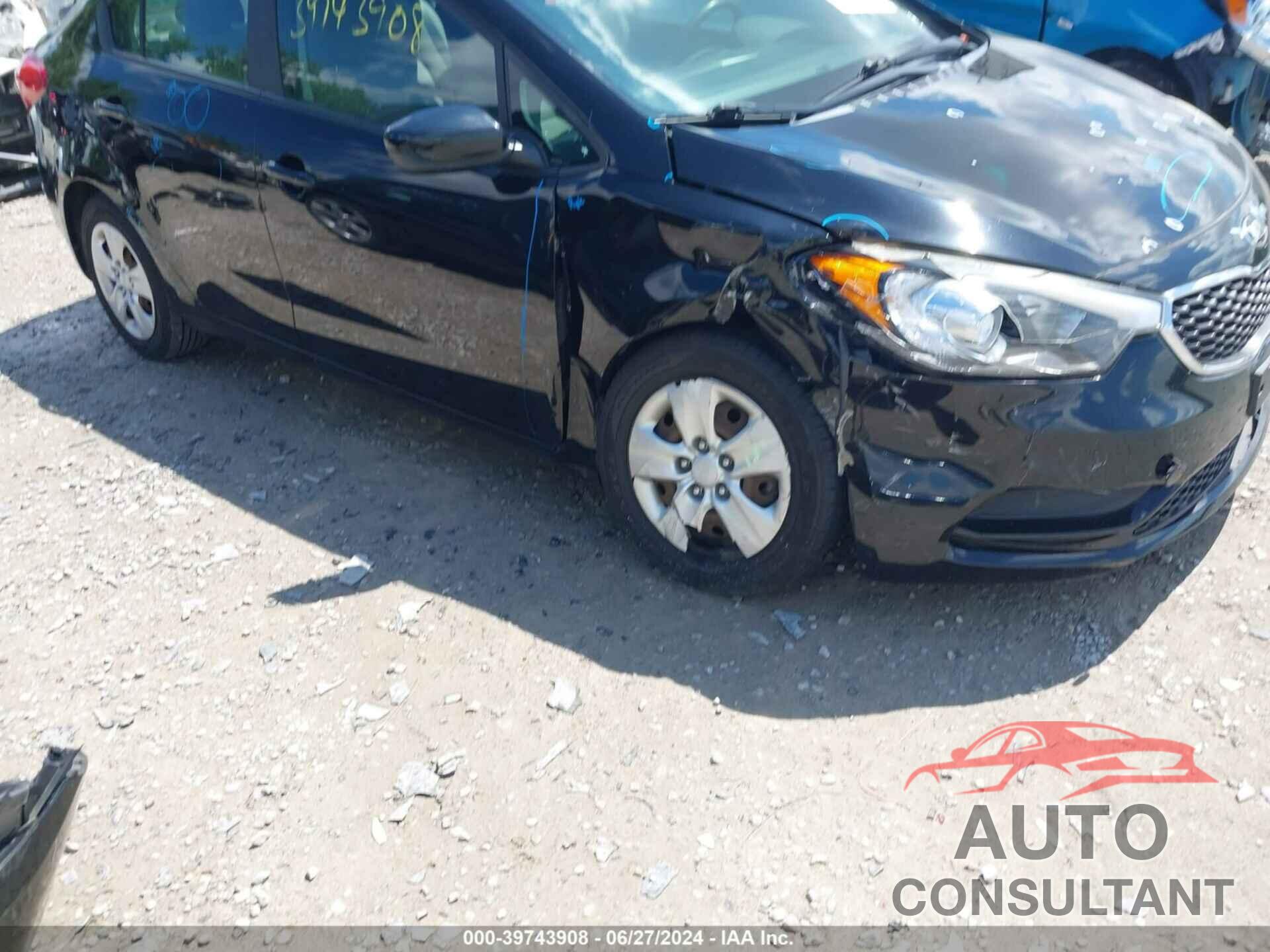 KIA FORTE 2016 - KNAFK4A6XG5502622