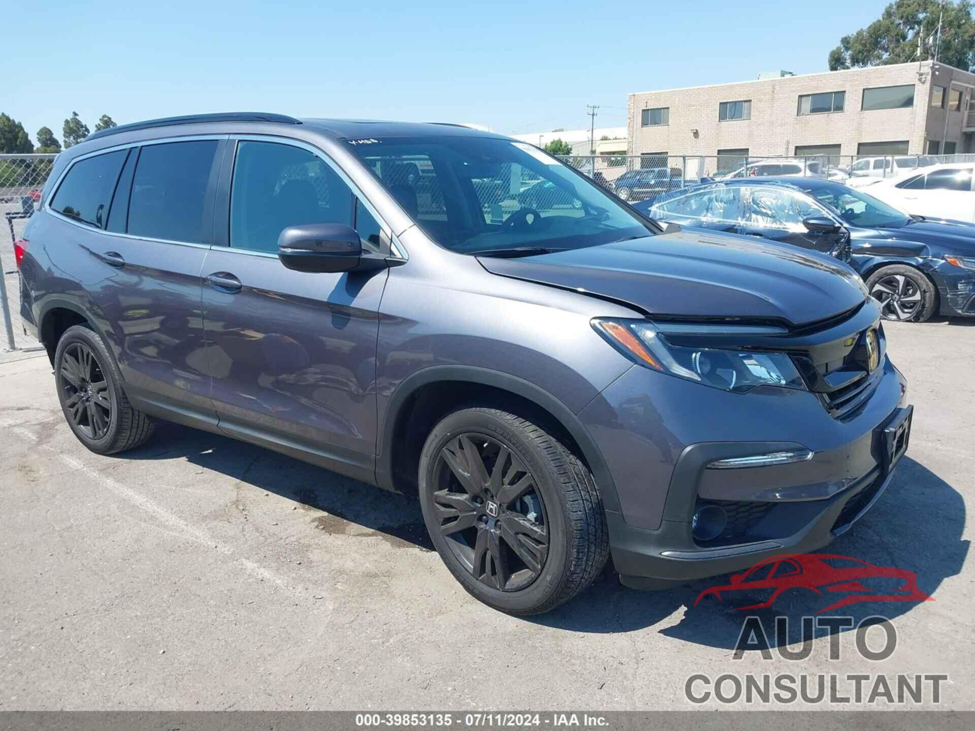 HONDA PILOT 2022 - 5FNYF5H25NB006809