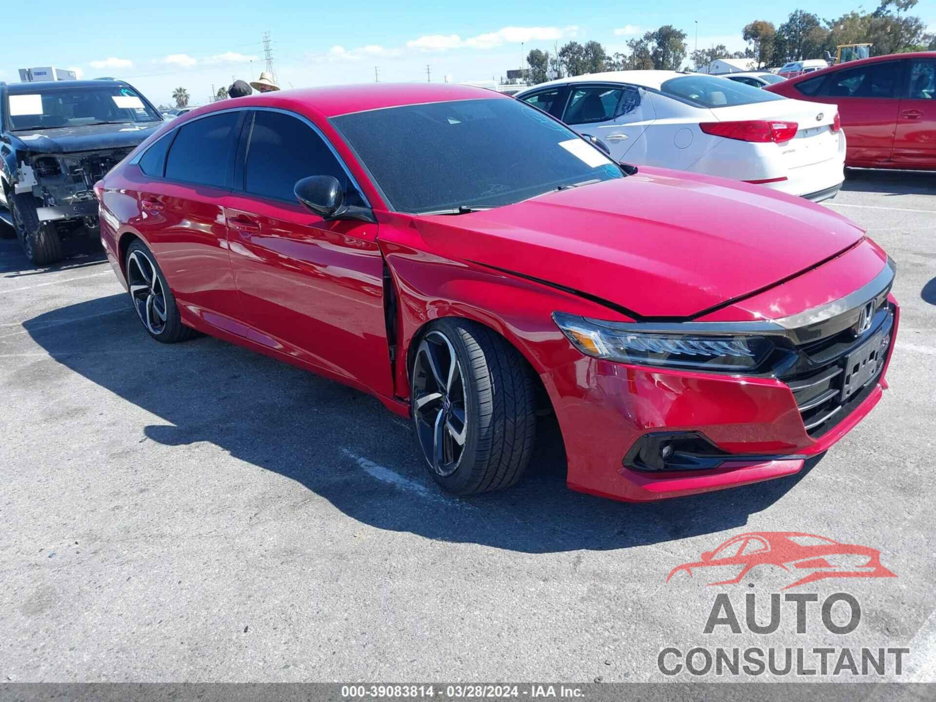 HONDA ACCORD 2022 - 1HGCV1F32NA010375