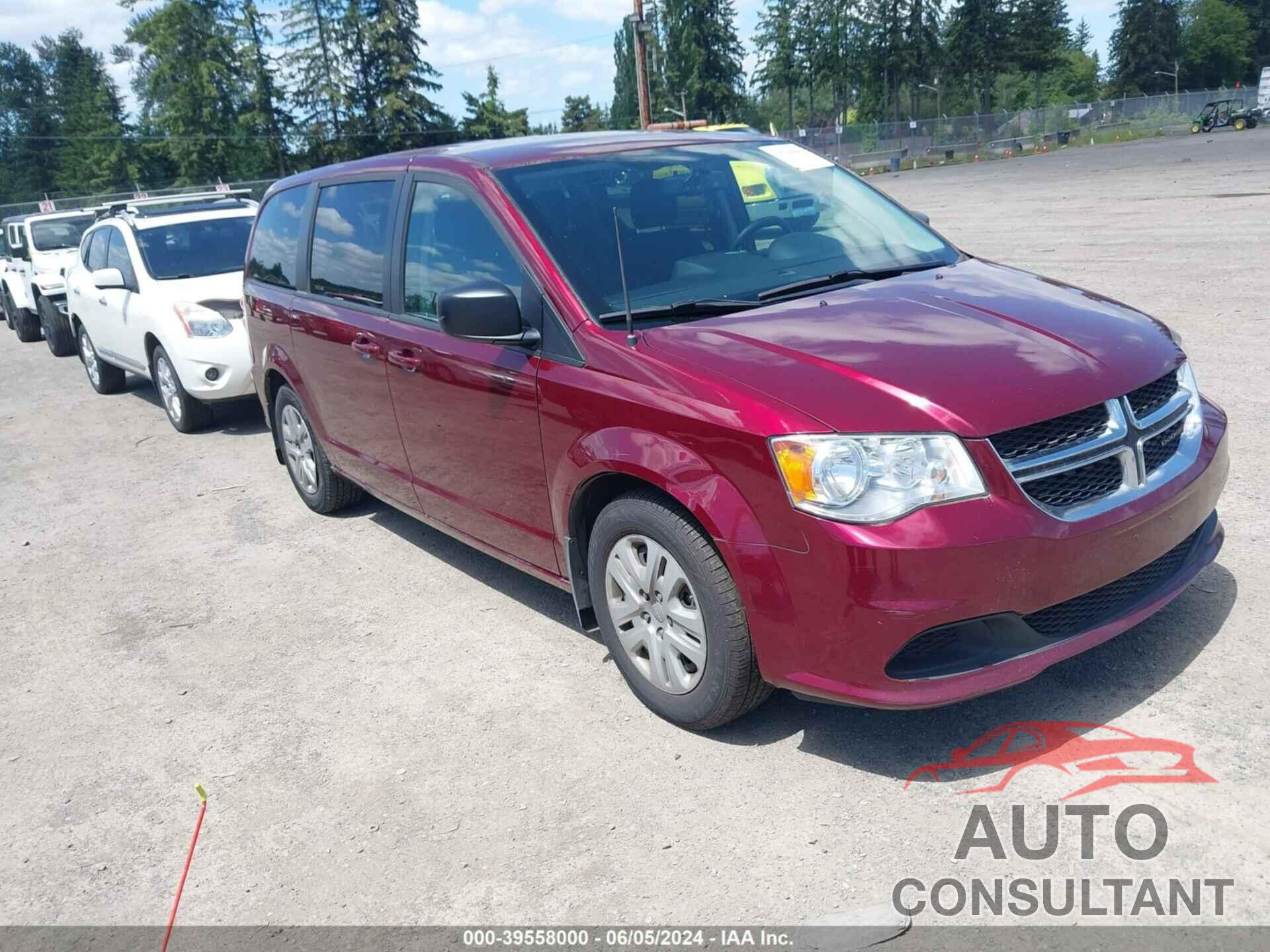 DODGE GRAND CARAVAN 2018 - 2C4RDGBG5JR156024