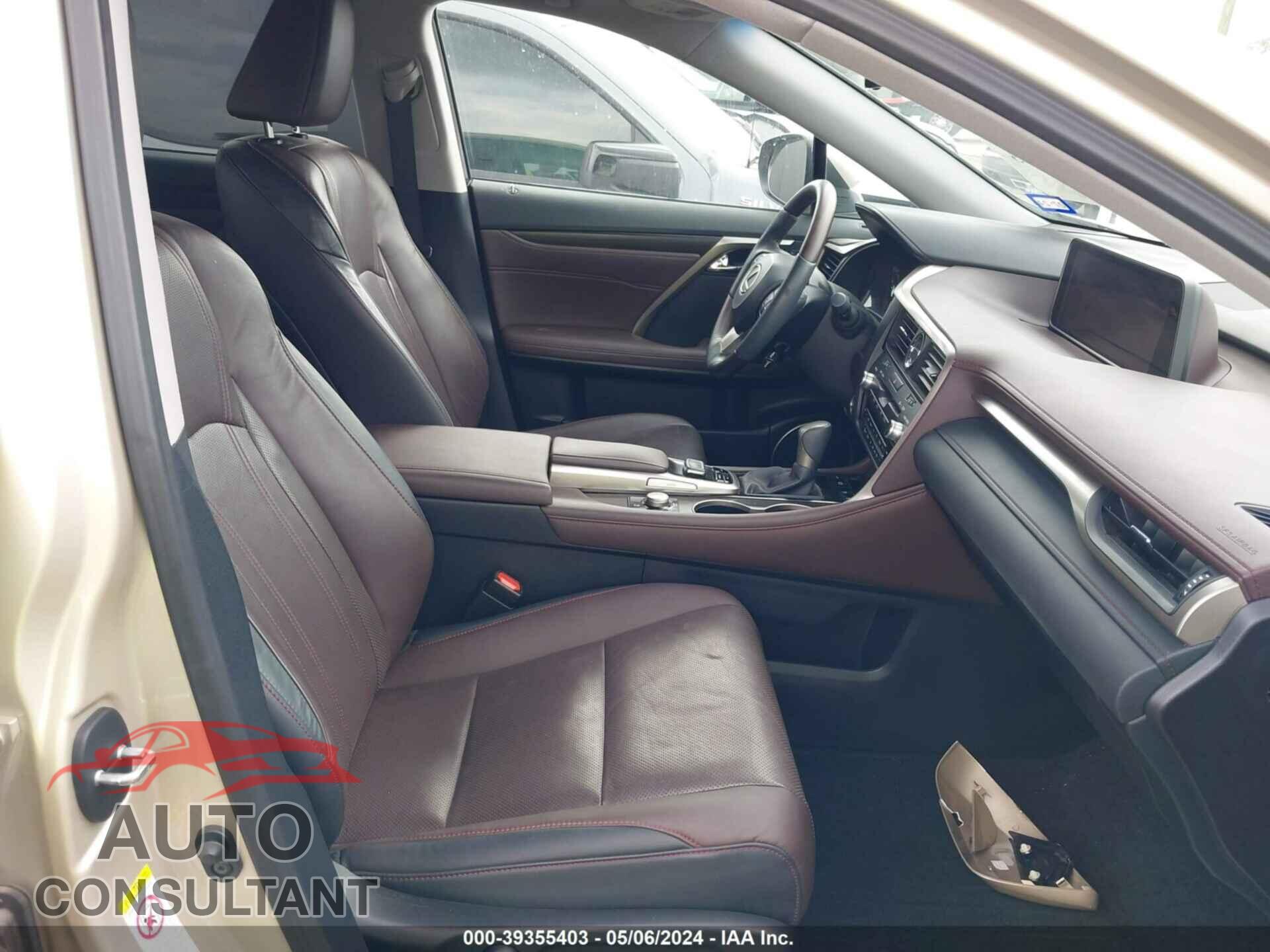 LEXUS RX 350 2017 - 2T2ZZMCA8HC039232