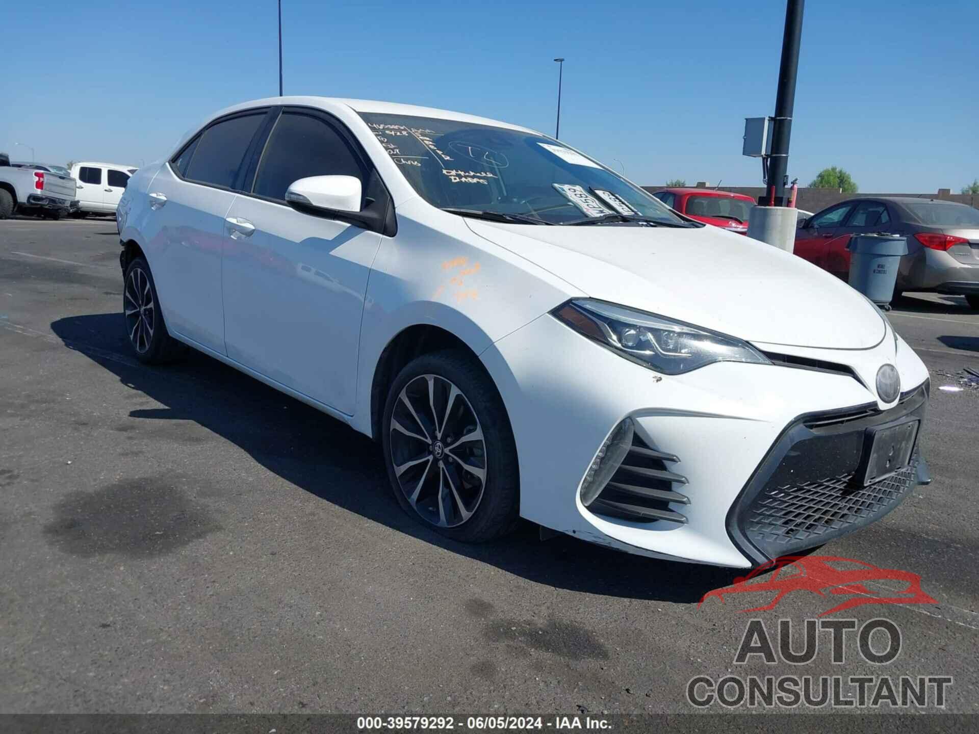 TOYOTA COROLLA 2019 - 2T1BURHEXKC239775