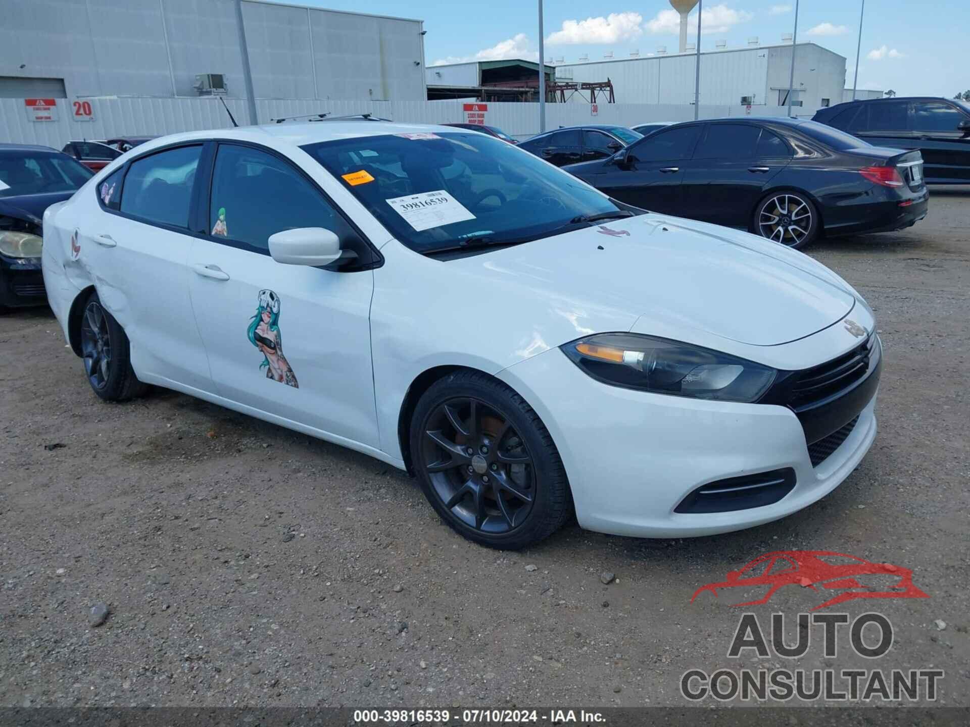 DODGE DART 2016 - 1C3CDFAA7GD592824