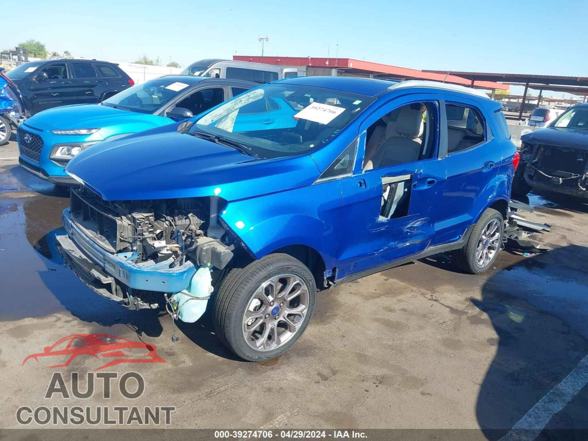 FORD ECOSPORT 2019 - MAJ6S3KL0KC307690