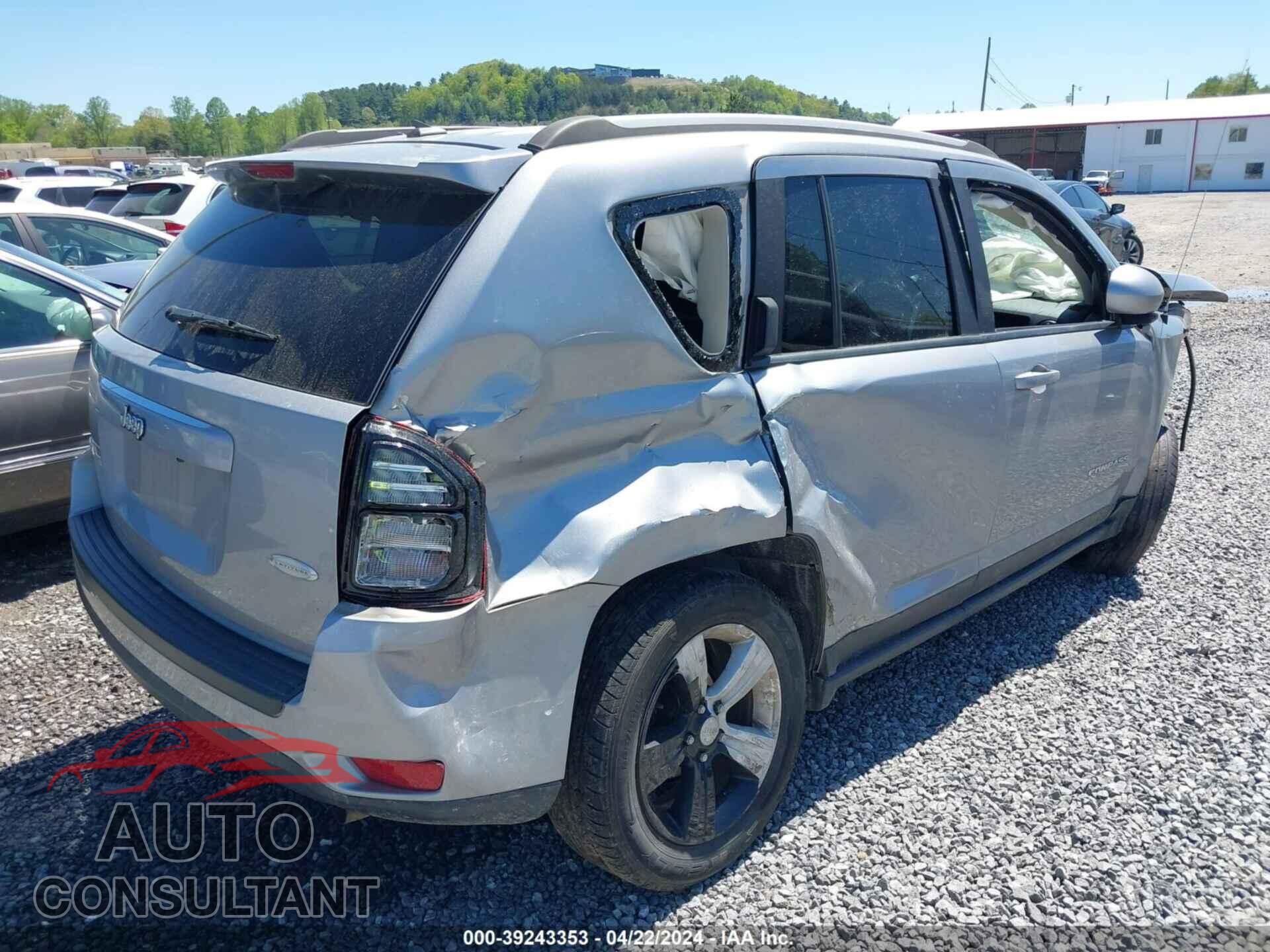 JEEP COMPASS 2017 - 1C4NJDEB0HD163501