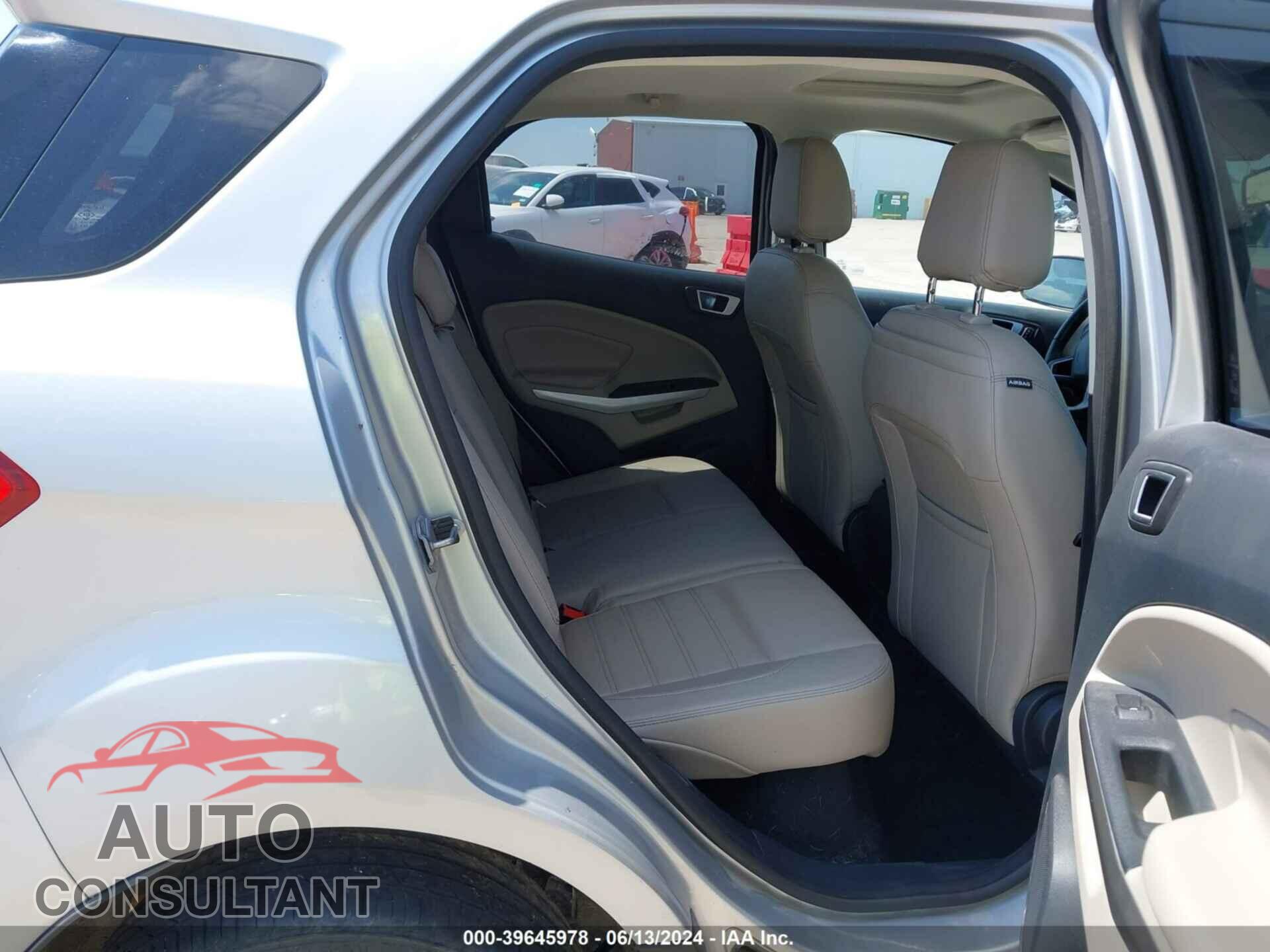 FORD ECOSPORT 2019 - MAJ6S3KL9KC279629