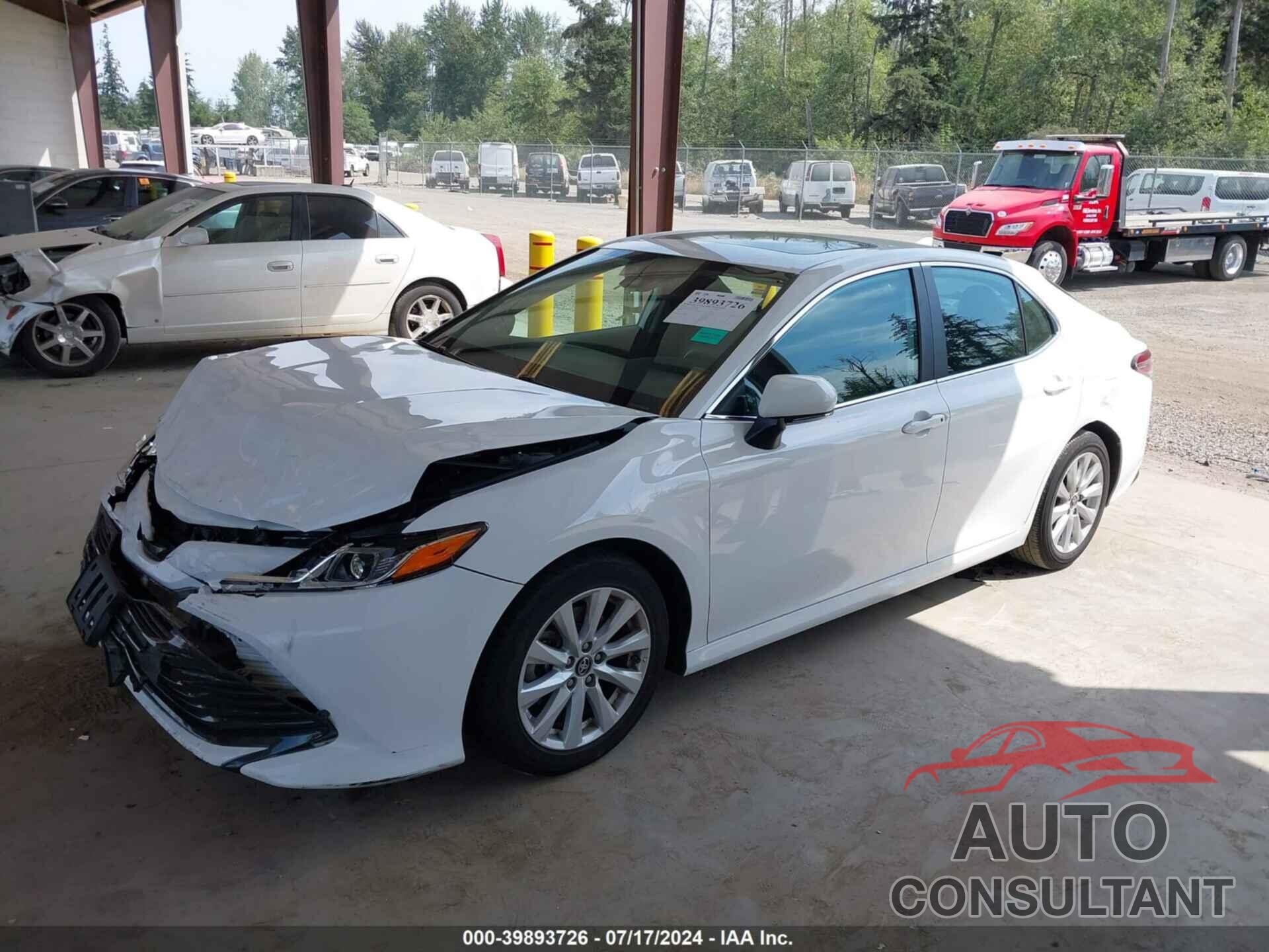 TOYOTA CAMRY 2019 - 4T1B11HK3KU169308