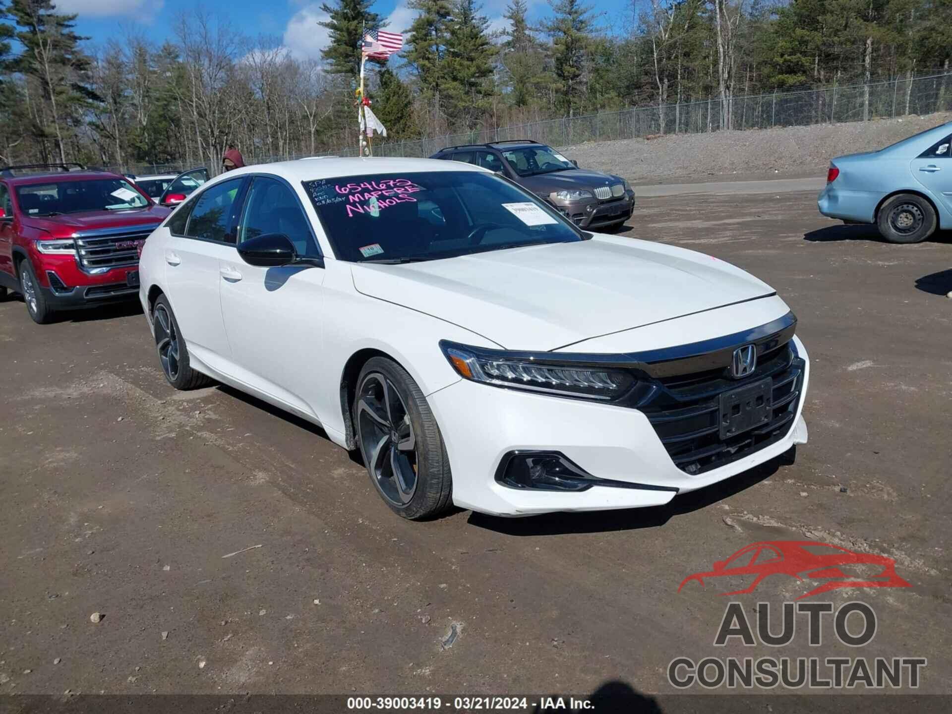 HONDA ACCORD 2022 - 1HGCV1F34NA001693
