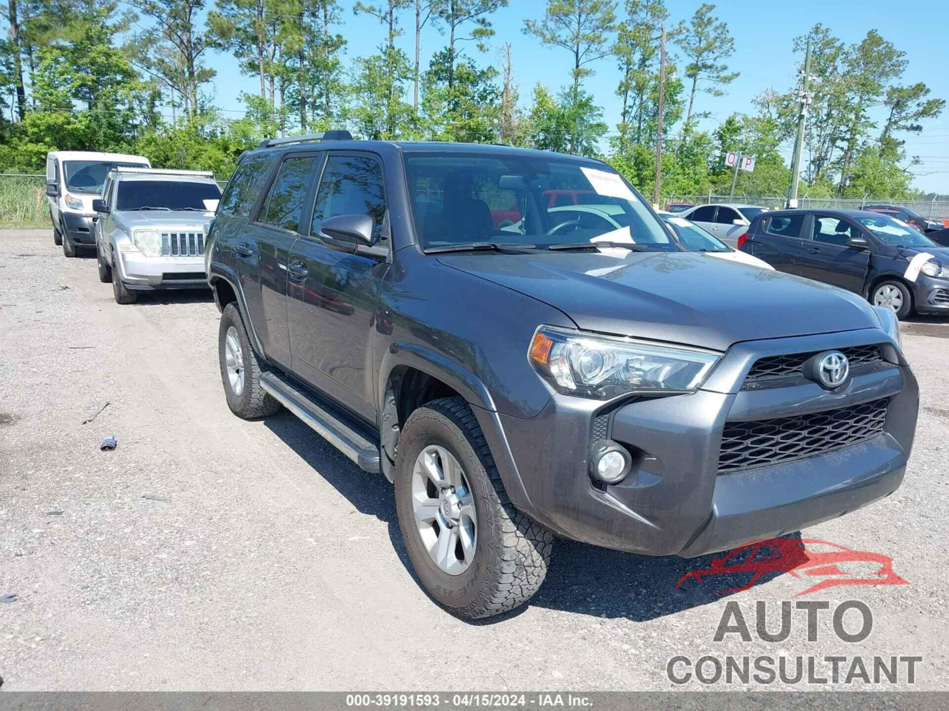 TOYOTA 4RUNNER 2019 - JTEBU5JR9K5725704