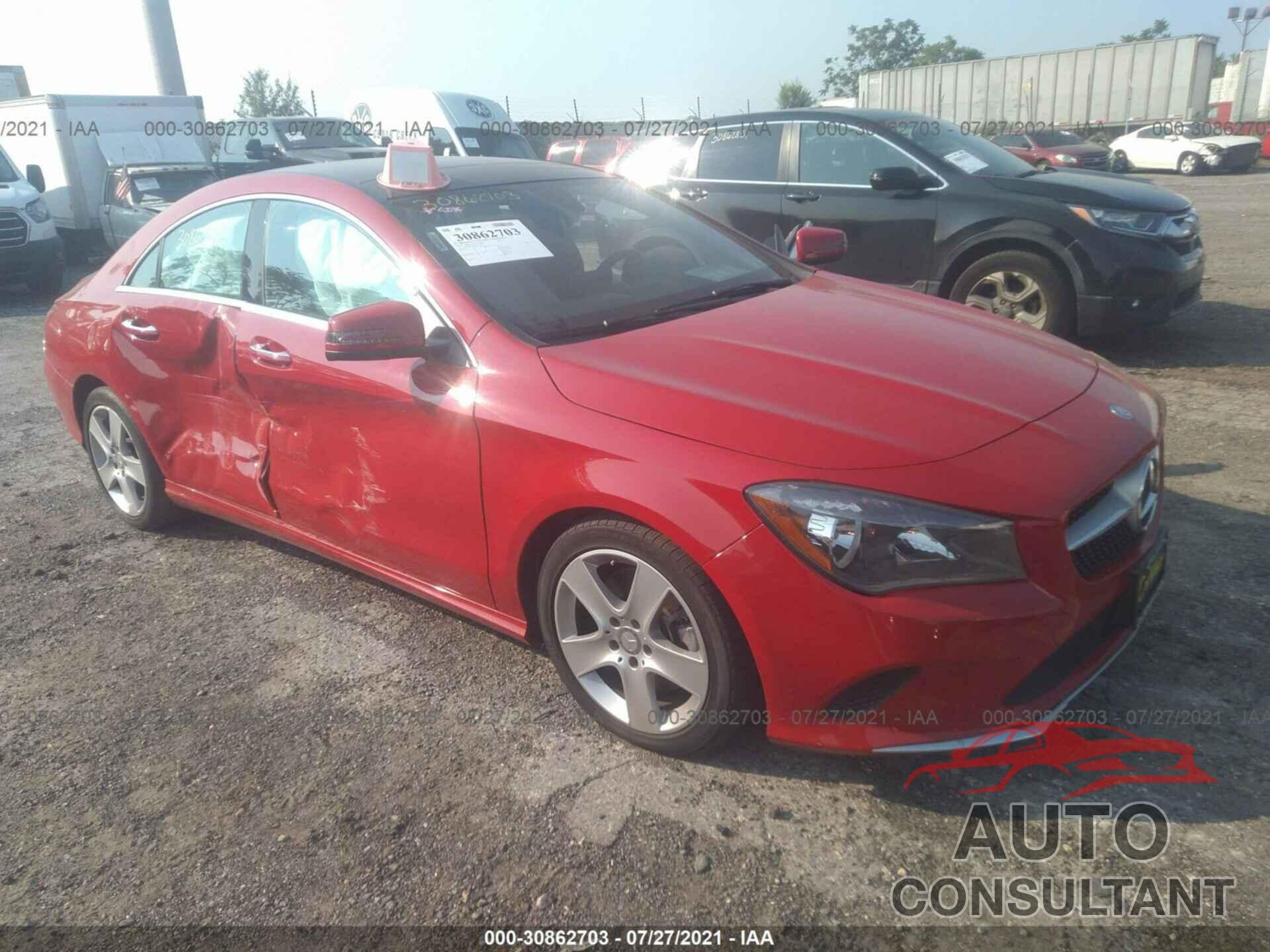MERCEDES-BENZ CLA 2017 - WDDSJ4GB0HN496488