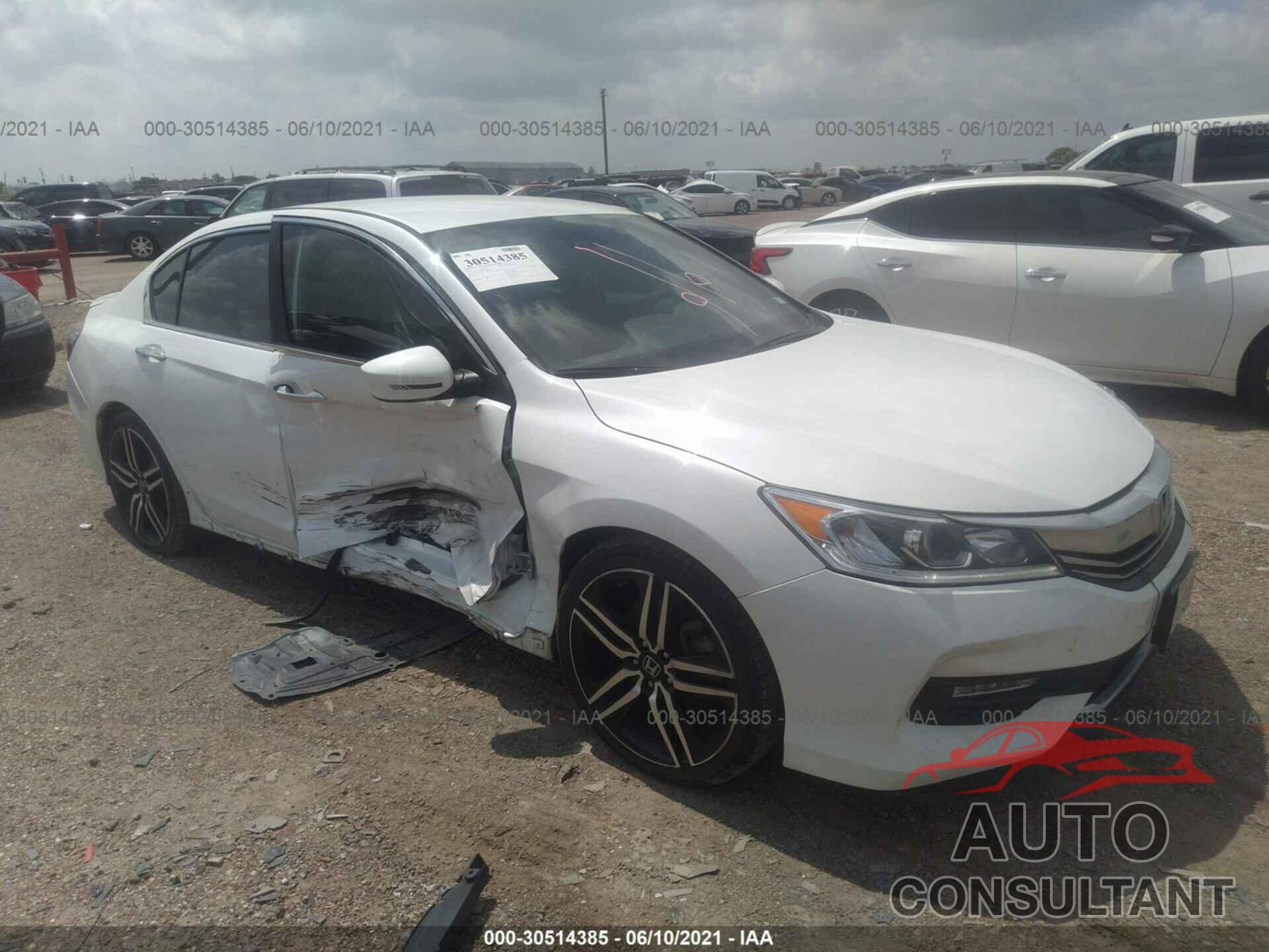 HONDA ACCORD SEDAN 2016 - 1HGCR2F62GA206680