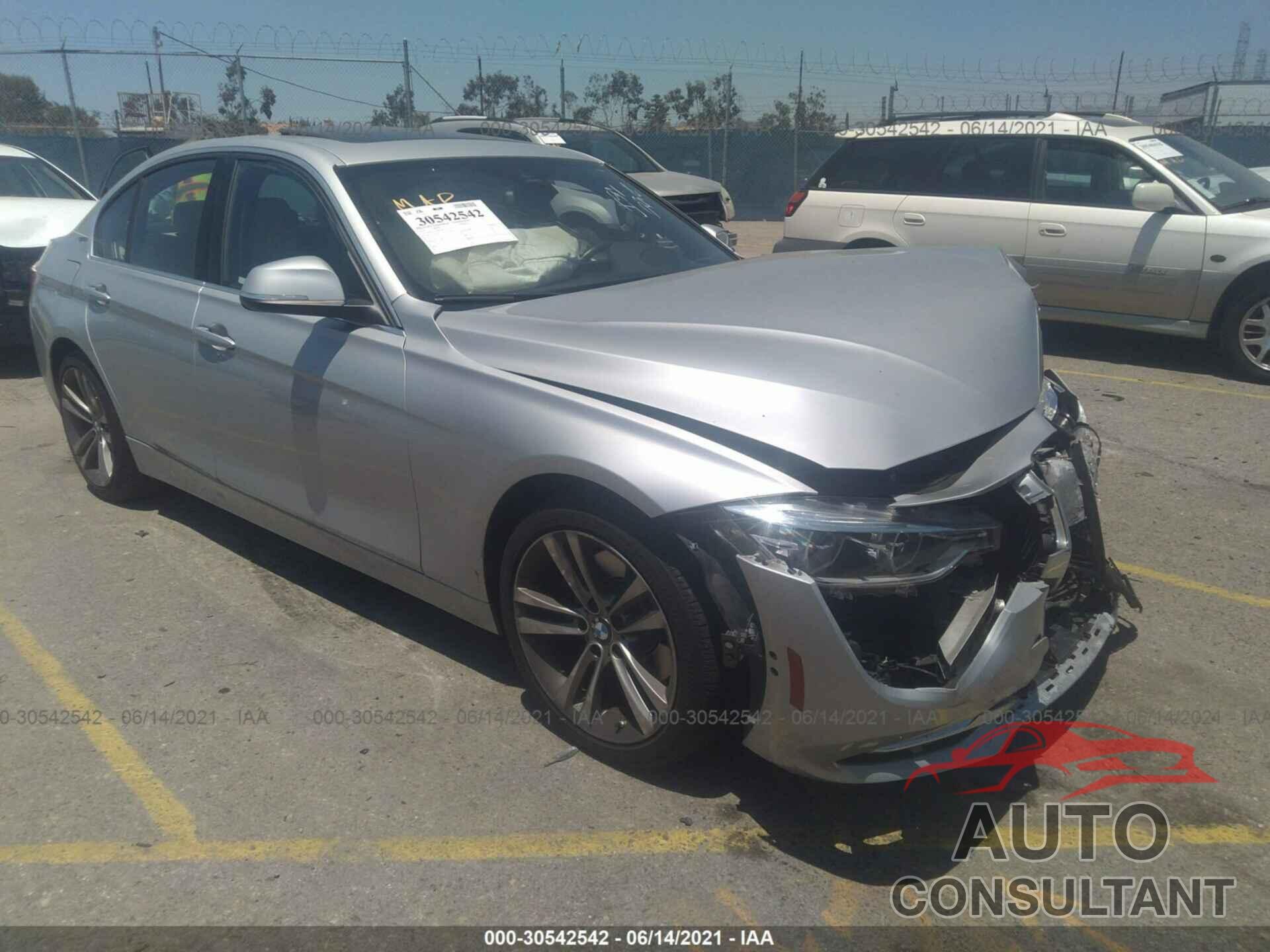 BMW 3 SERIES 2016 - WBA8E1C56GK479537