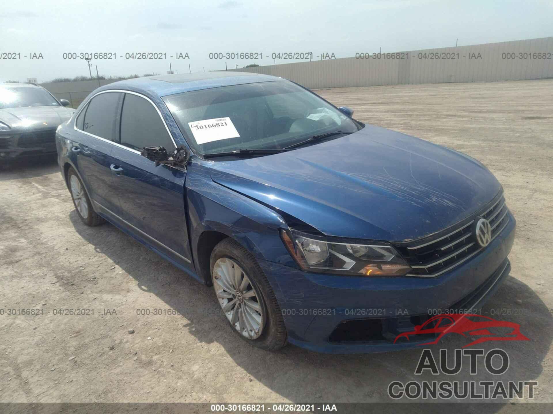 VOLKSWAGEN PASSAT 2016 - 1VWBS7A39GC060191
