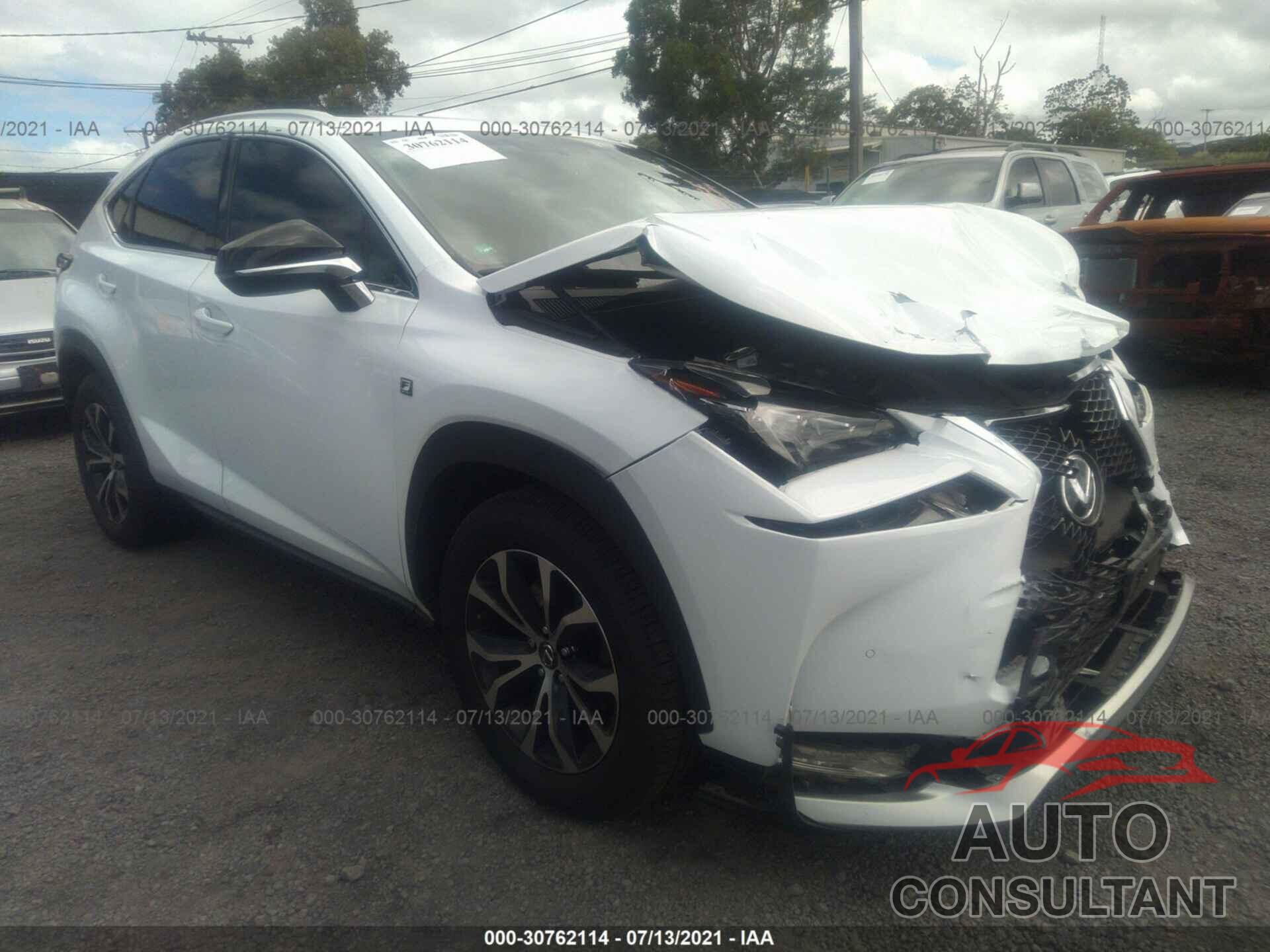 LEXUS NX 200T 2016 - JTJYARBZ4G2044997