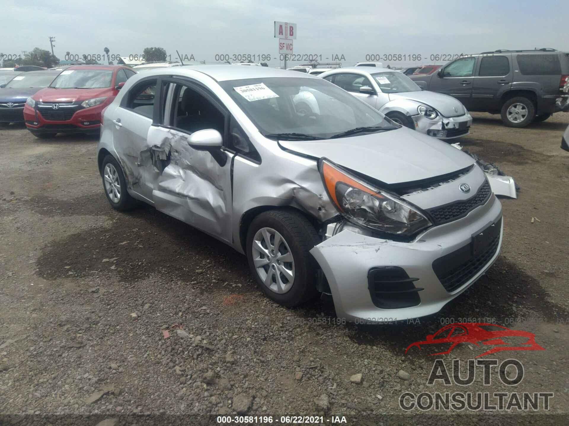 KIA RIO 2016 - KNADM5A35G6698976