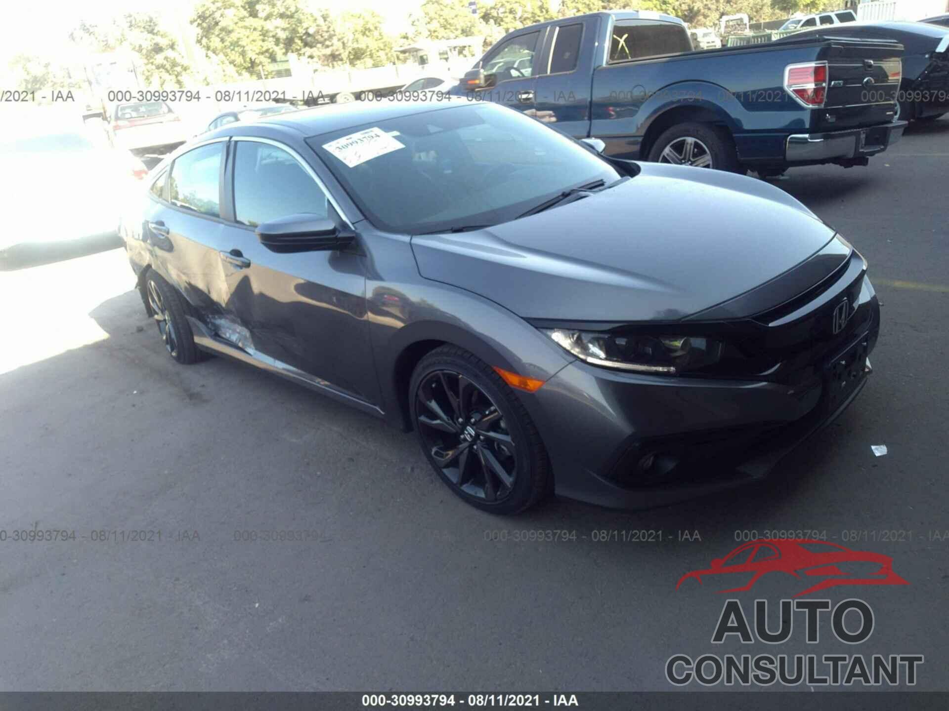 HONDA CIVIC SEDAN 2020 - 19XFC2F89LE213583