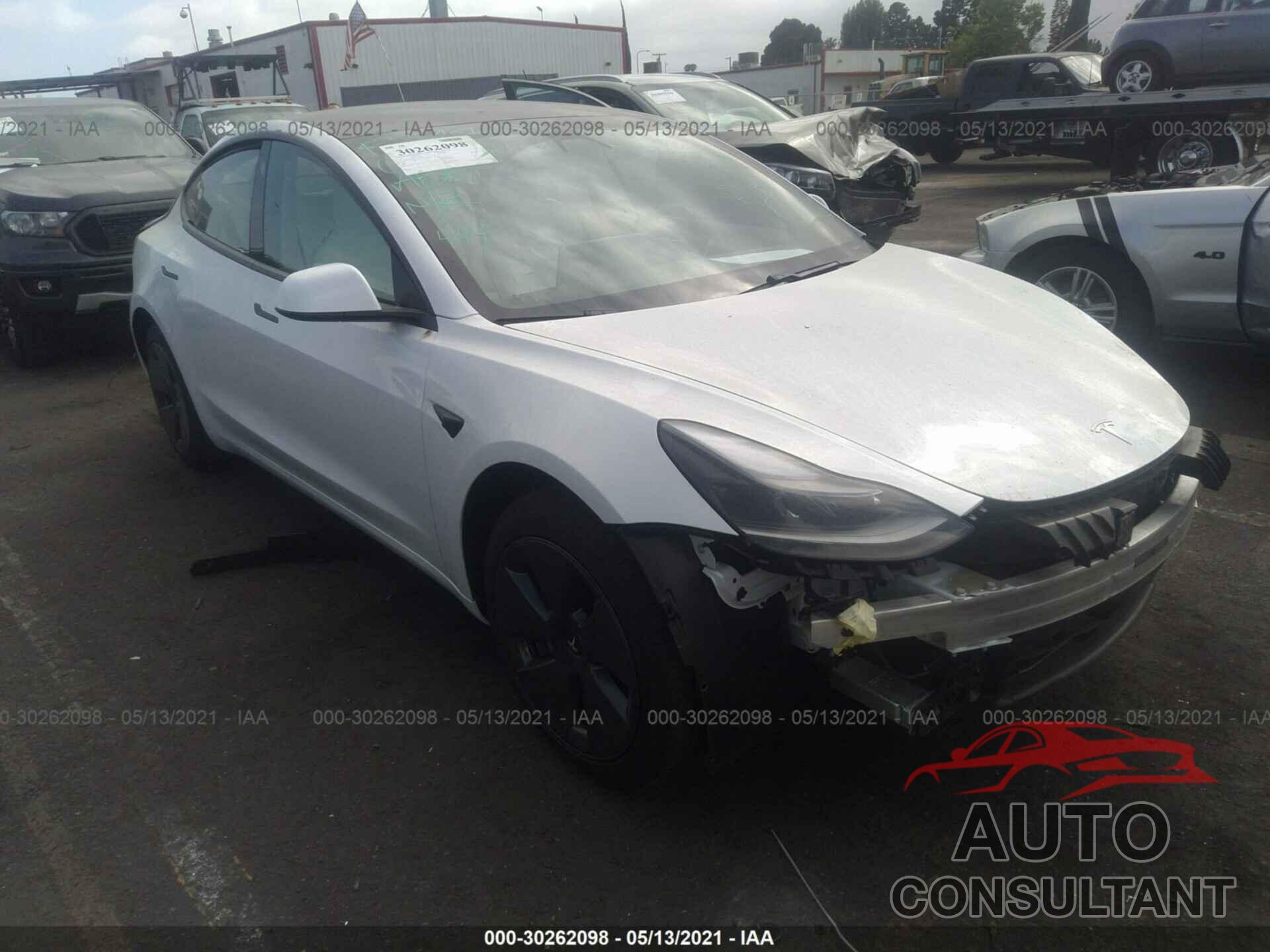 TESLA MODEL 3 2021 - 5YJ3E1EBXMF876208