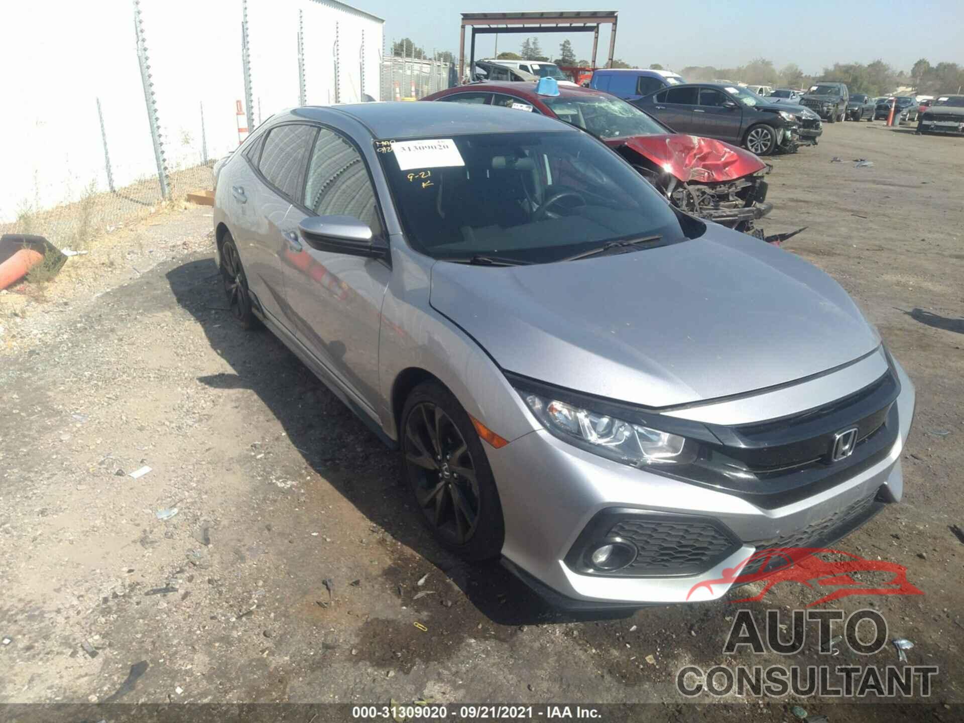 HONDA CIVIC HATCHBACK 2018 - SHHFK7G46JU217513