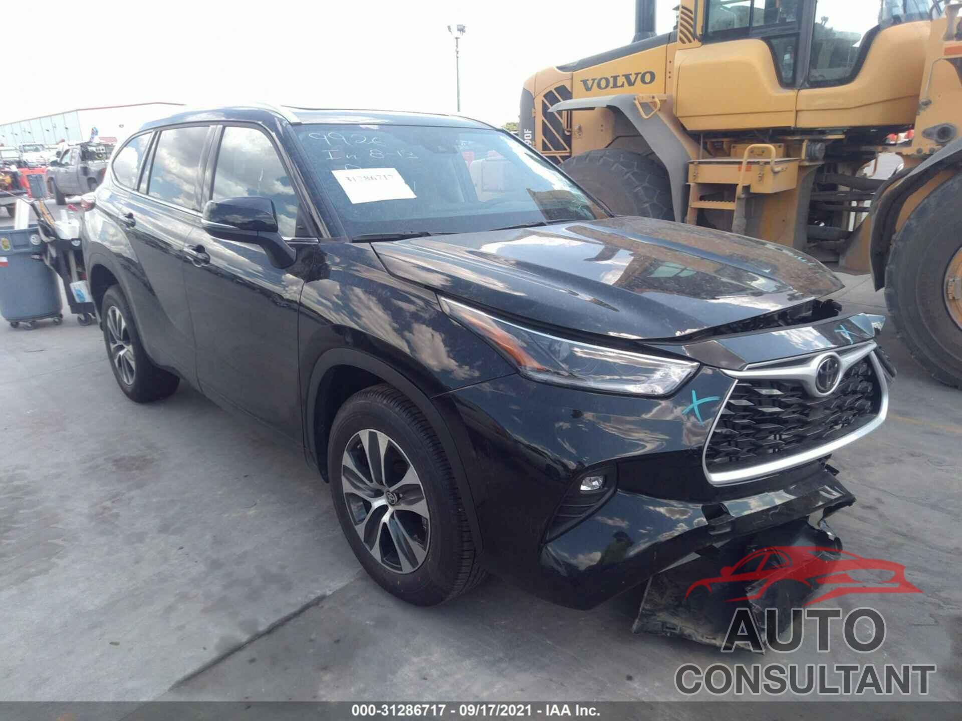 TOYOTA HIGHLANDER 2021 - 5TDGZRAH5MS064549