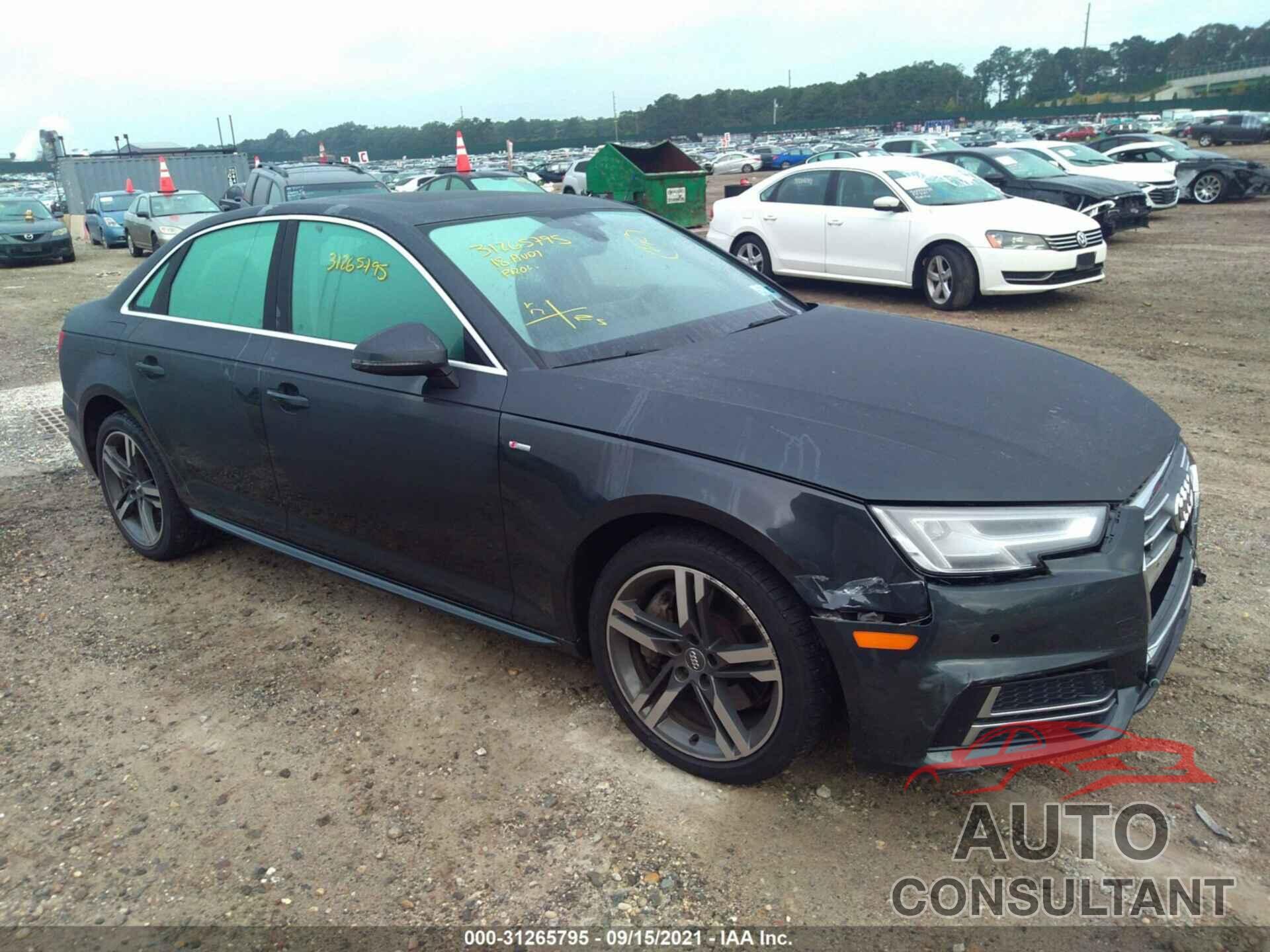 AUDI A4 2018 - WAUENAF48JN004564