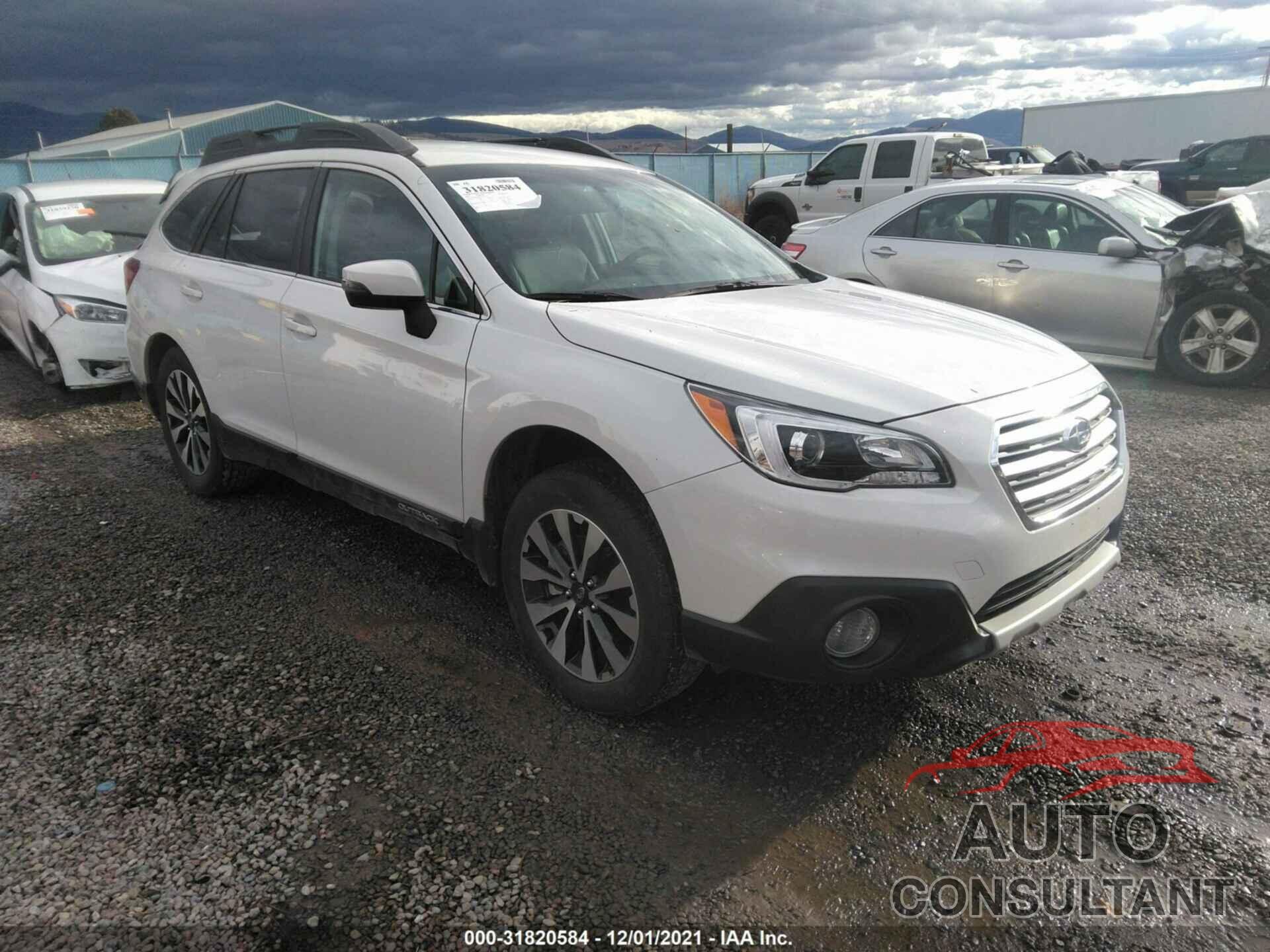 SUBARU OUTBACK 2016 - 4S4BSEJC4G3332259