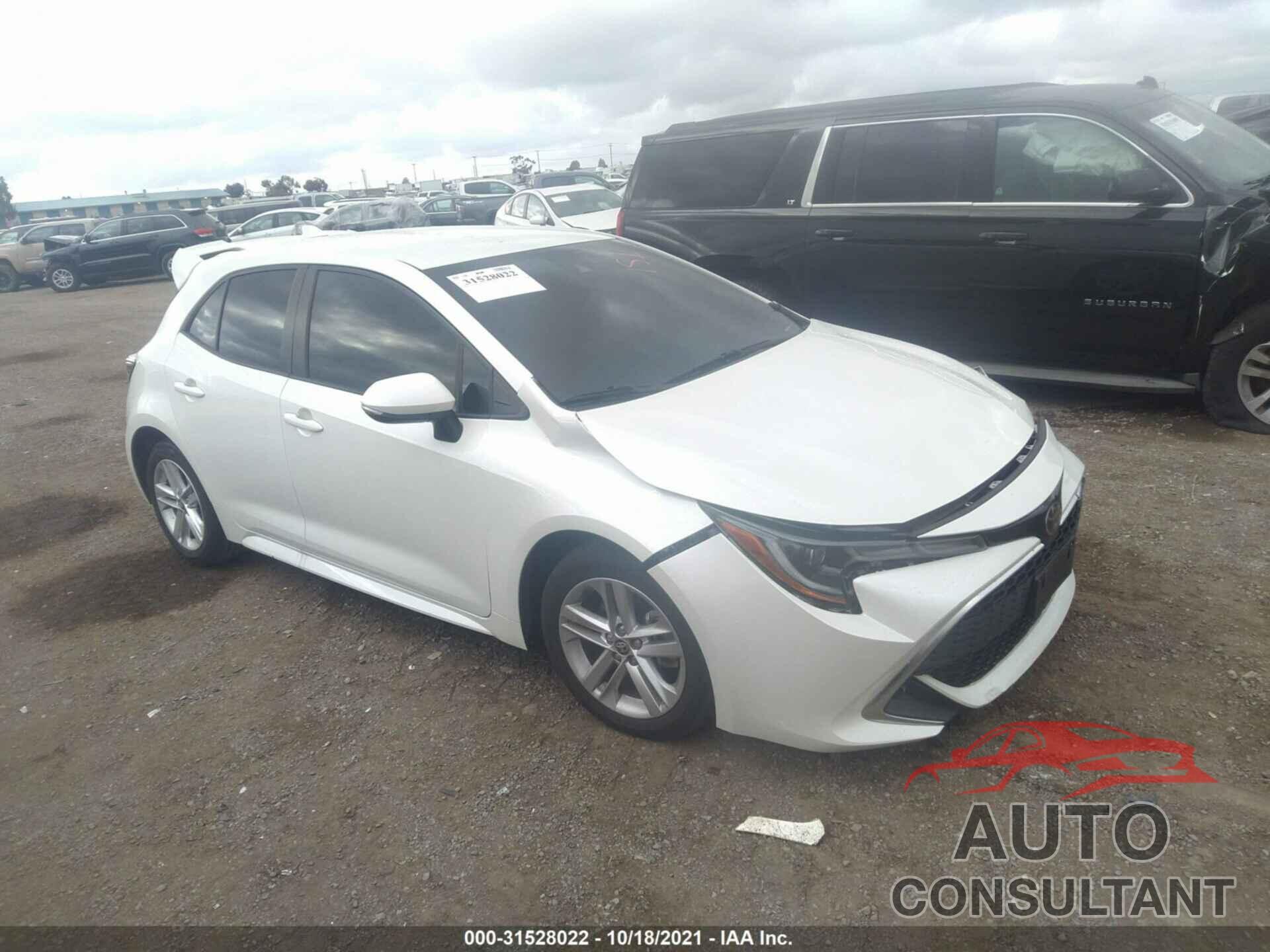 TOYOTA COROLLA HATCHBACK 2019 - JTNK4RBE6K3022060