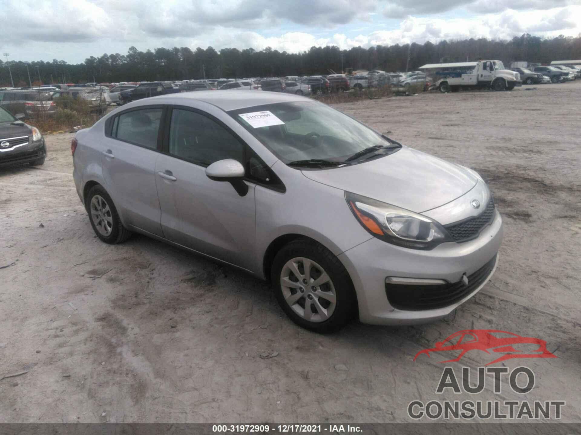 KIA RIO 2017 - KNADM4A38H6104246