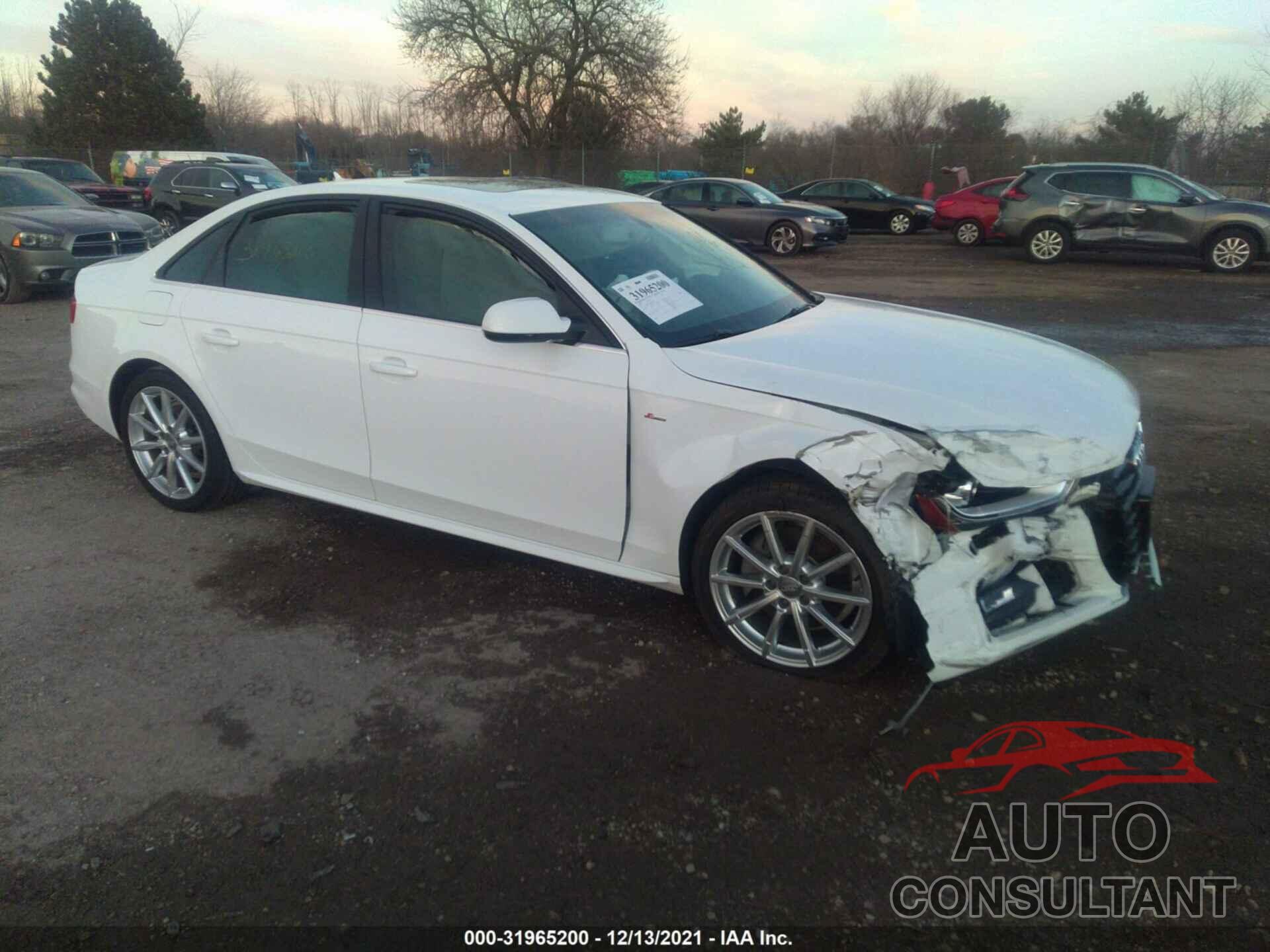 AUDI A4 2016 - WAUBFAFL9GN018277