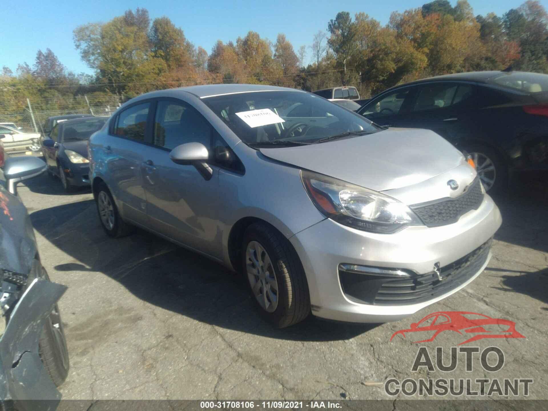 KIA RIO 2016 - KNADM4A37G6691750