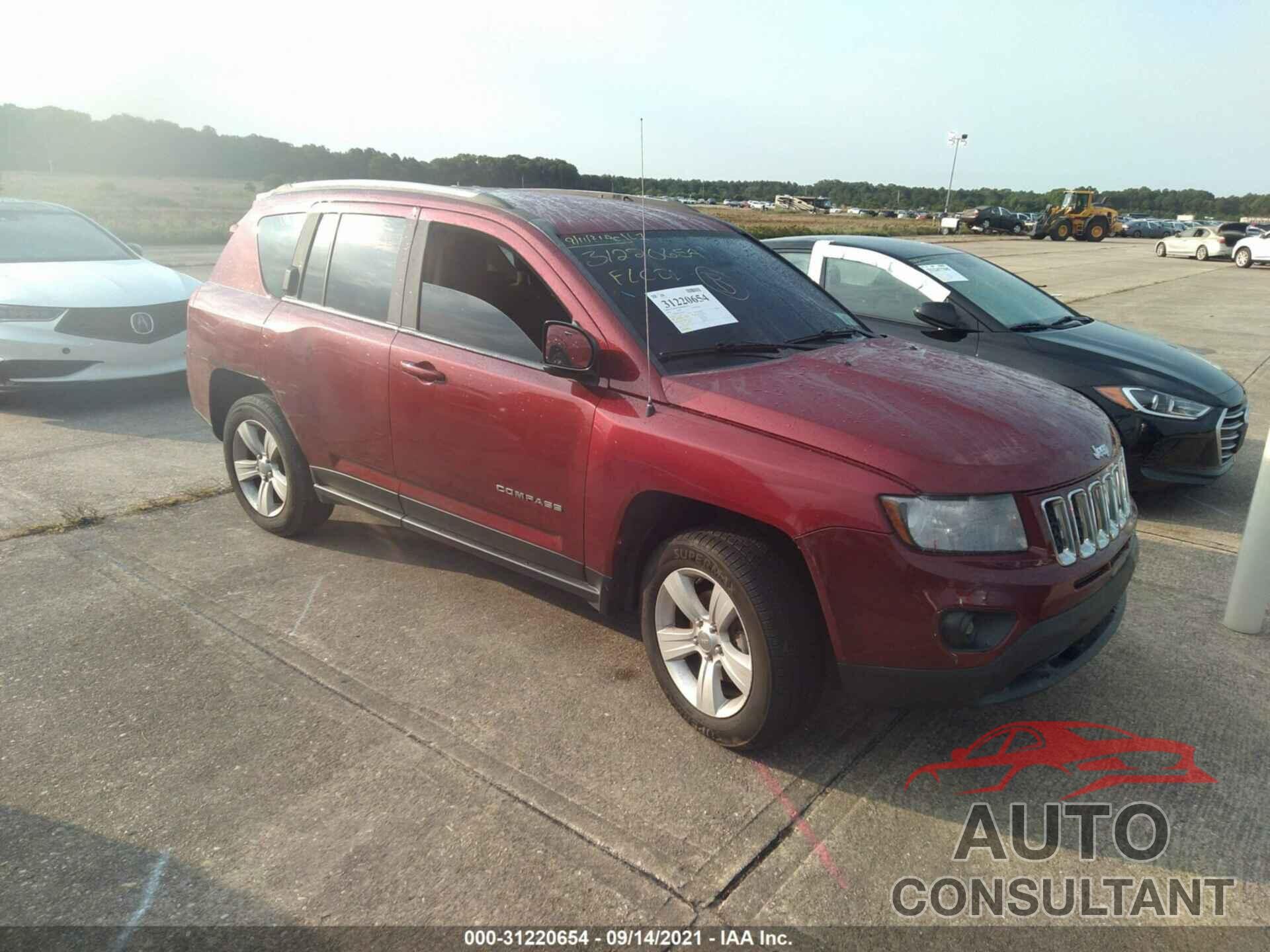 JEEP COMPASS 2016 - 1C4NJDBB6GD509313