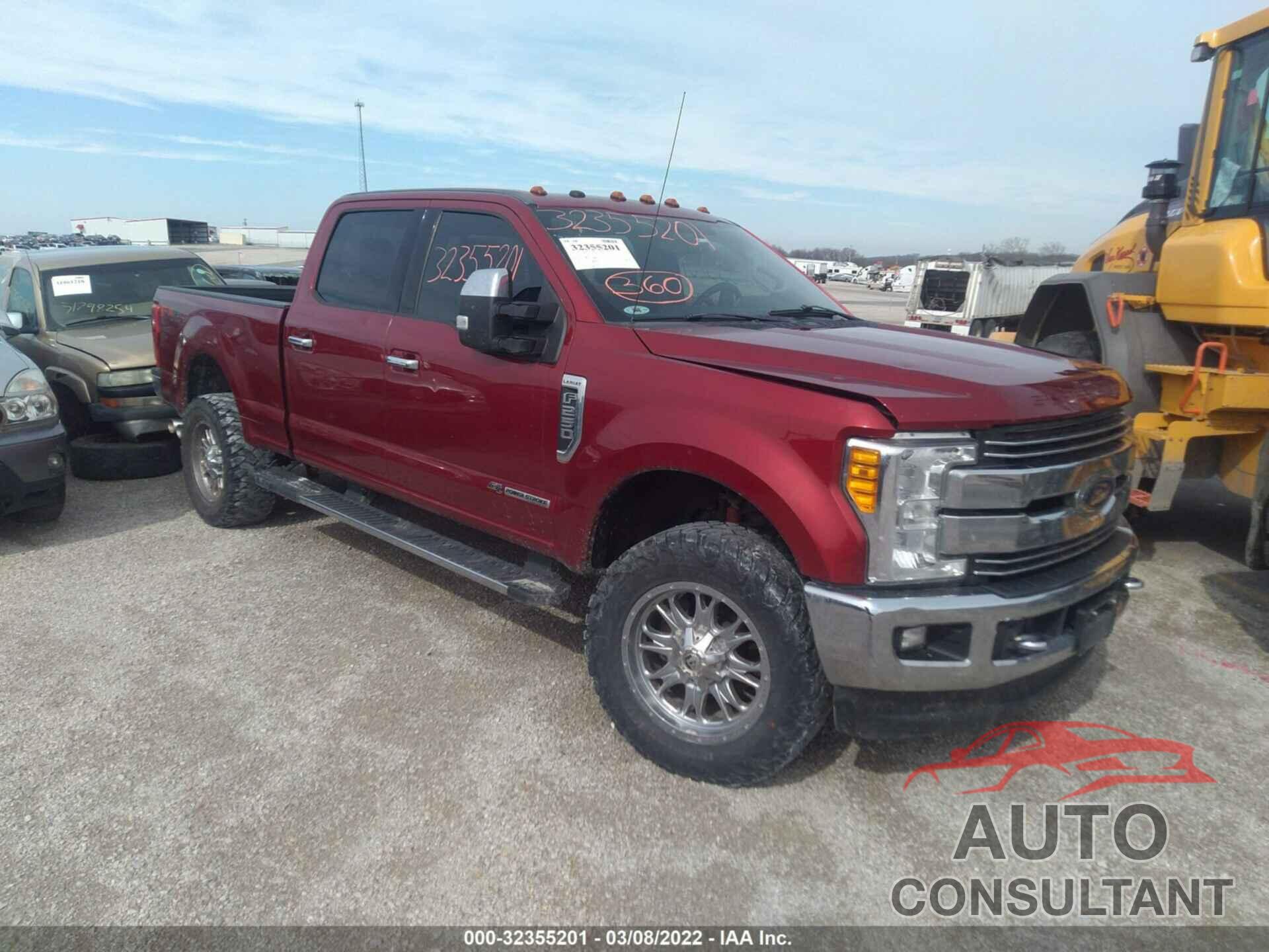 FORD SUPER DUTY F-250 SRW 2017 - 1FT7W2BTXHEB98200