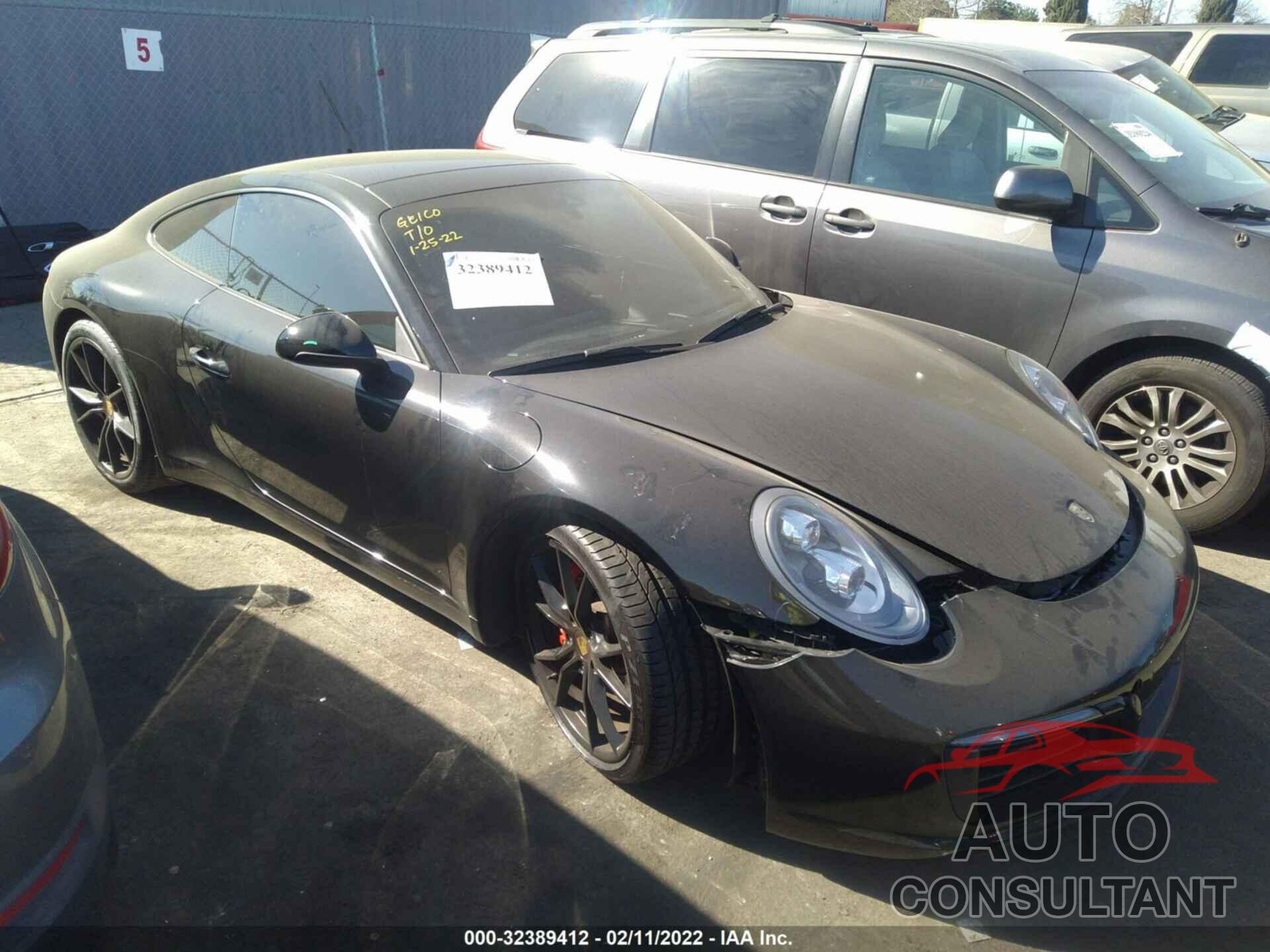 PORSCHE 911 2018 - WP0AA2A97JS105084