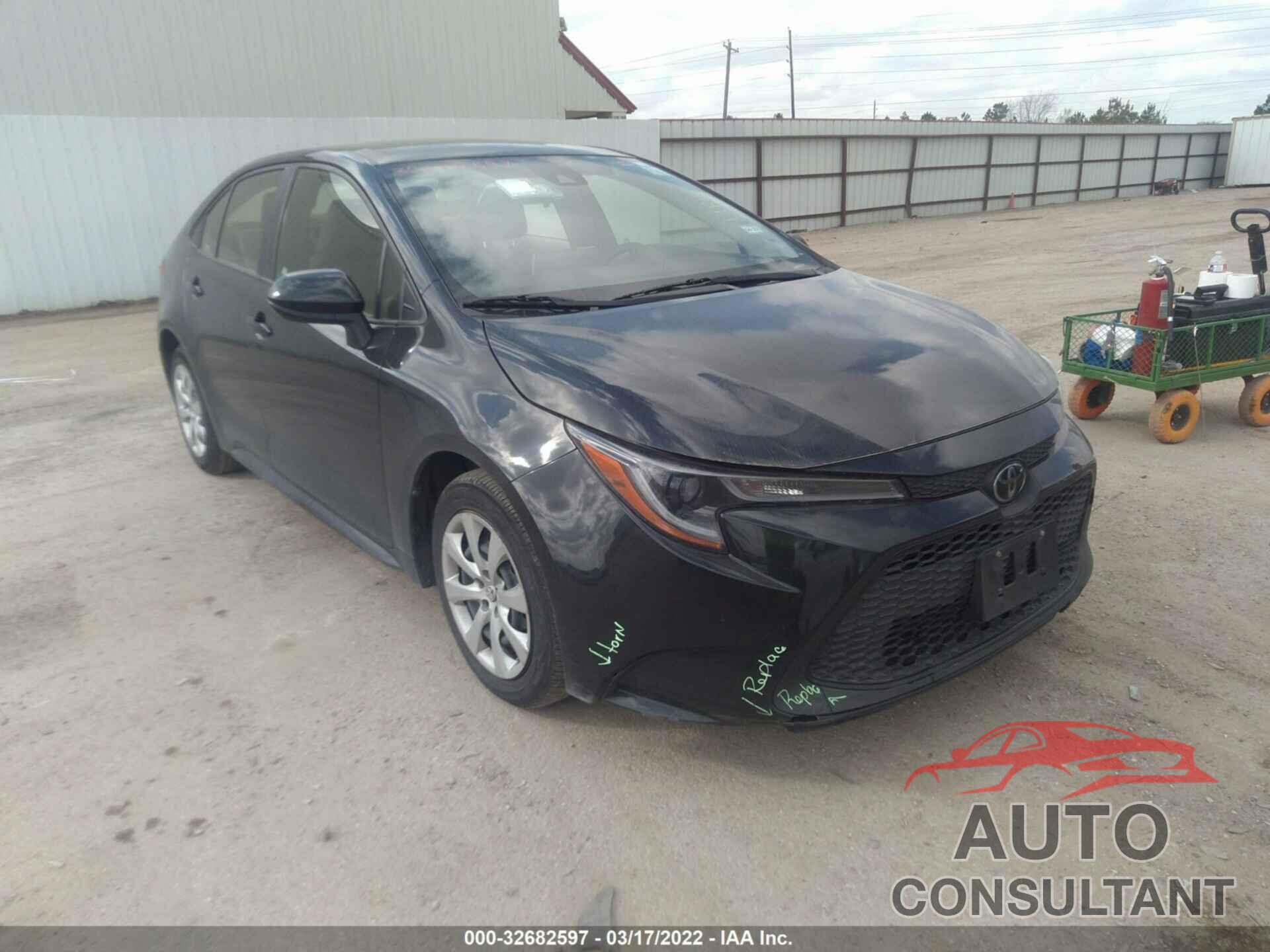 TOYOTA COROLLA 2020 - JTDEPRAE0LJ095402