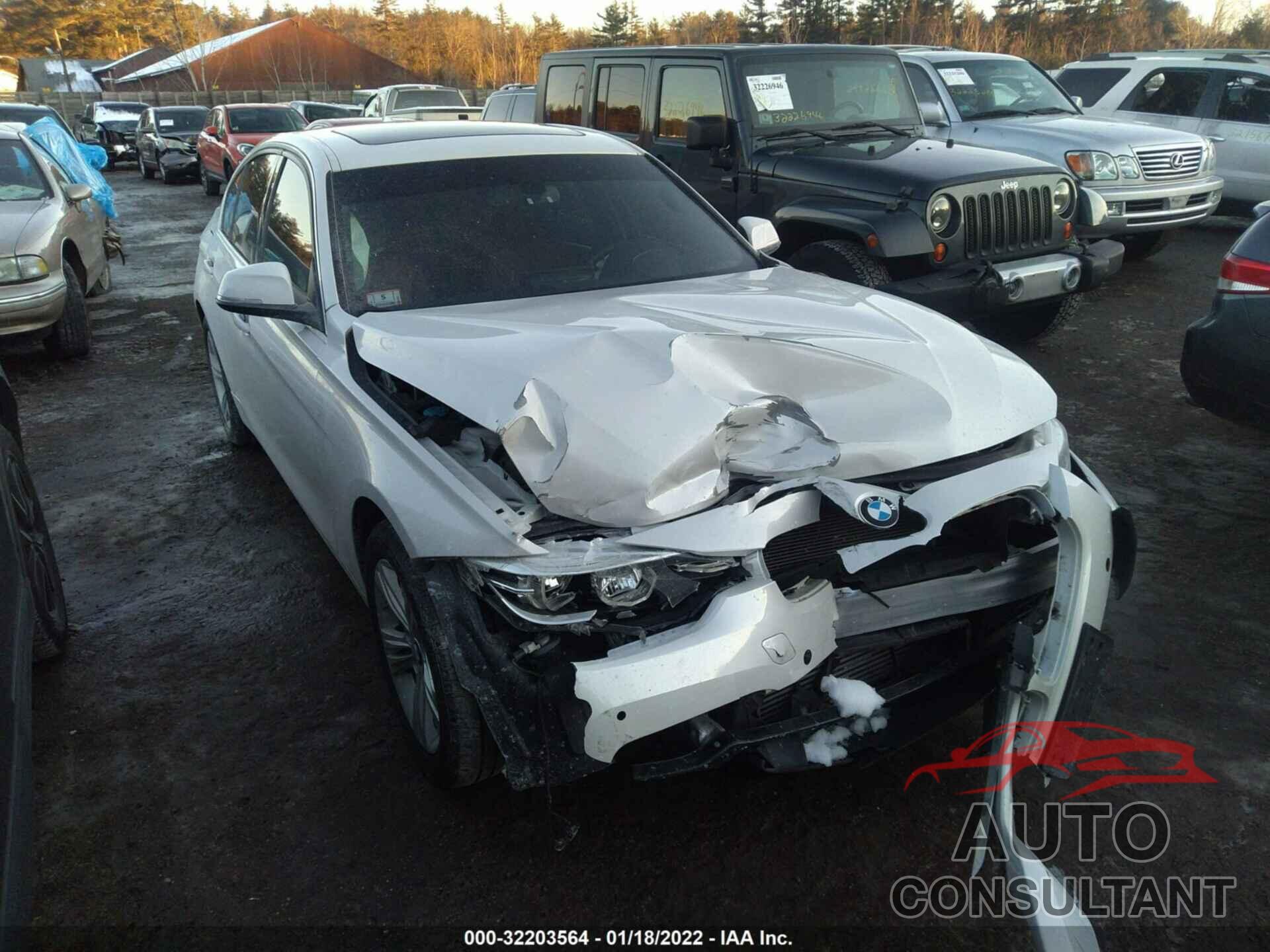 BMW 3 SERIES 2016 - WBA8E3C57GK504957