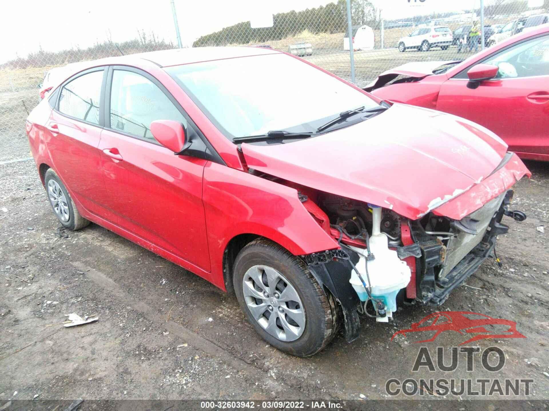 HYUNDAI ACCENT 2017 - KMHCT4AE0HU334616