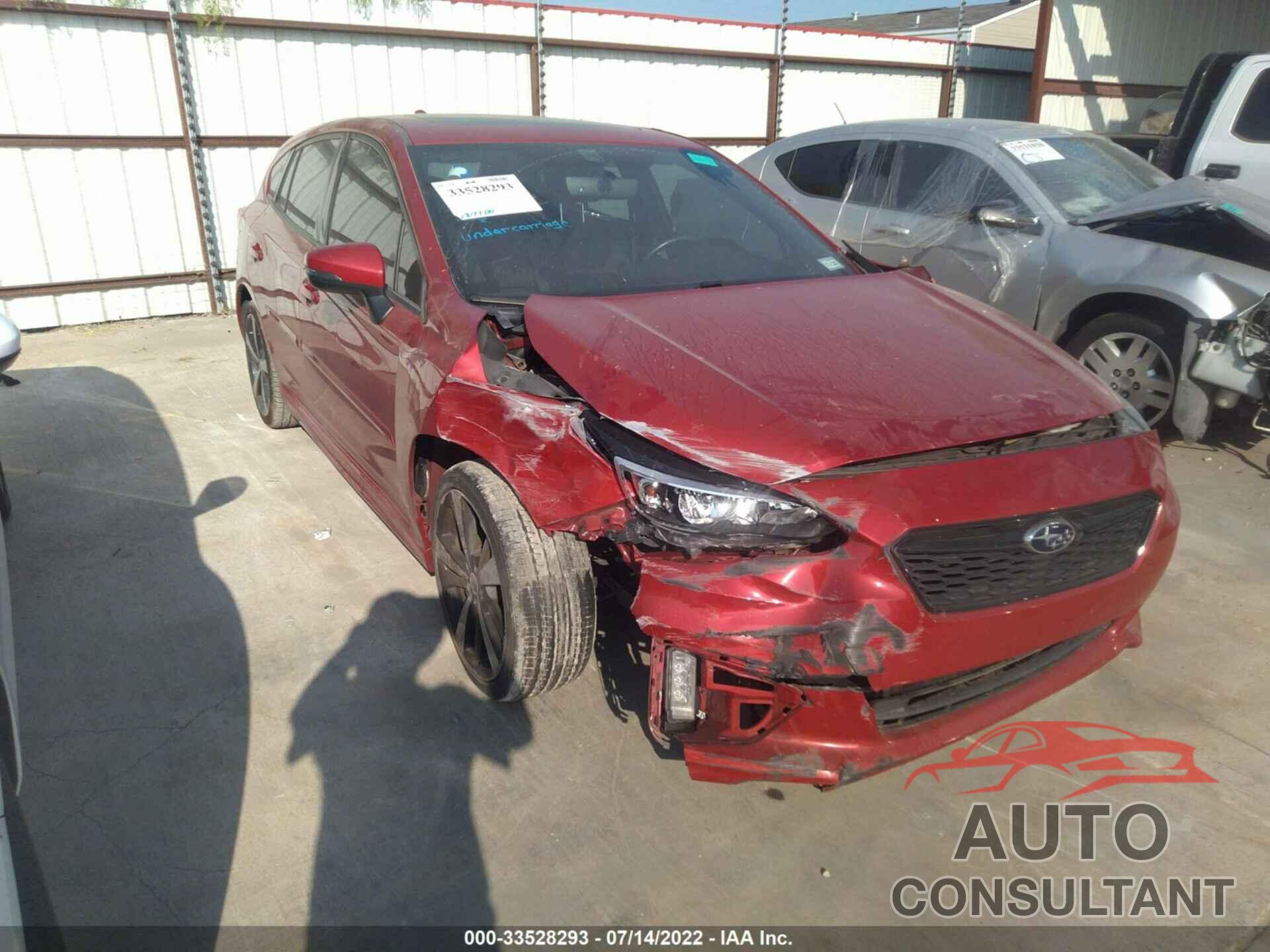 SUBARU IMPREZA 2018 - 4S3GTAL60J3703335