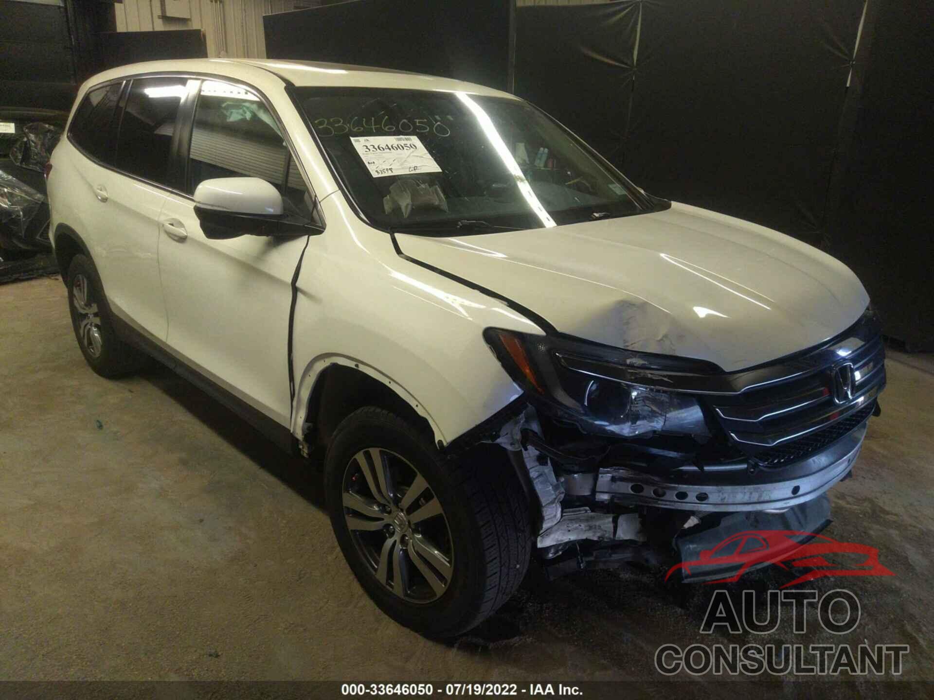 HONDA PILOT 2016 - 5FNYF6H77GB051822
