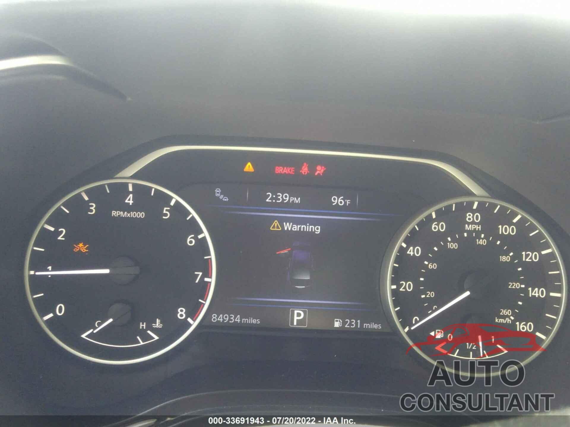 NISSAN MAXIMA 2018 - 1N4AA6AP3JC387844