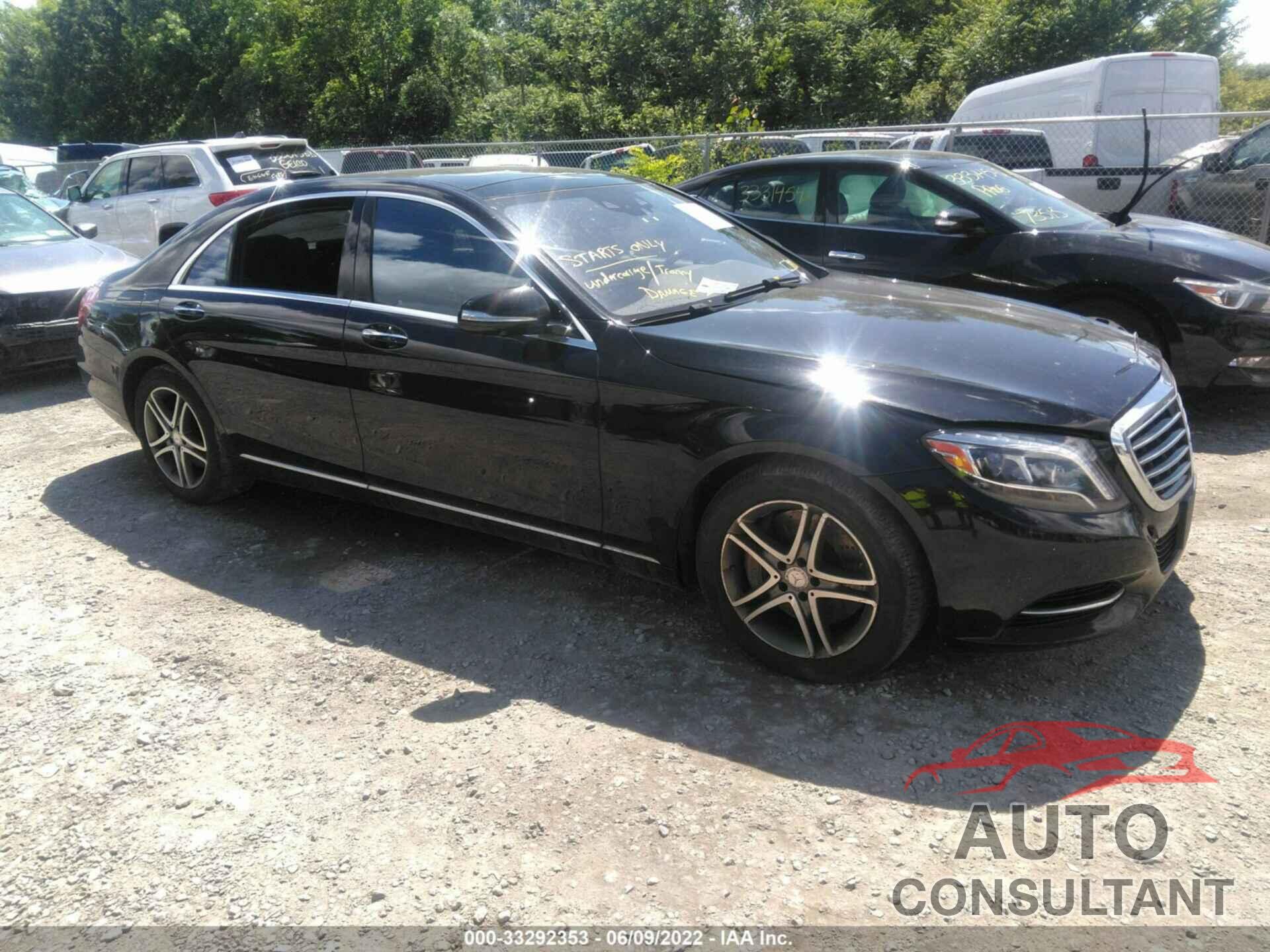MERCEDES-BENZ S-CLASS 2016 - WDDUG8FB1GA274032
