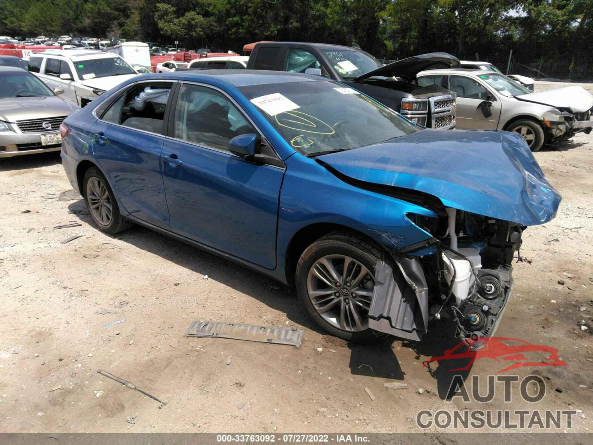 TOYOTA CAMRY 2017 - 4T1BF1FK2HU658425