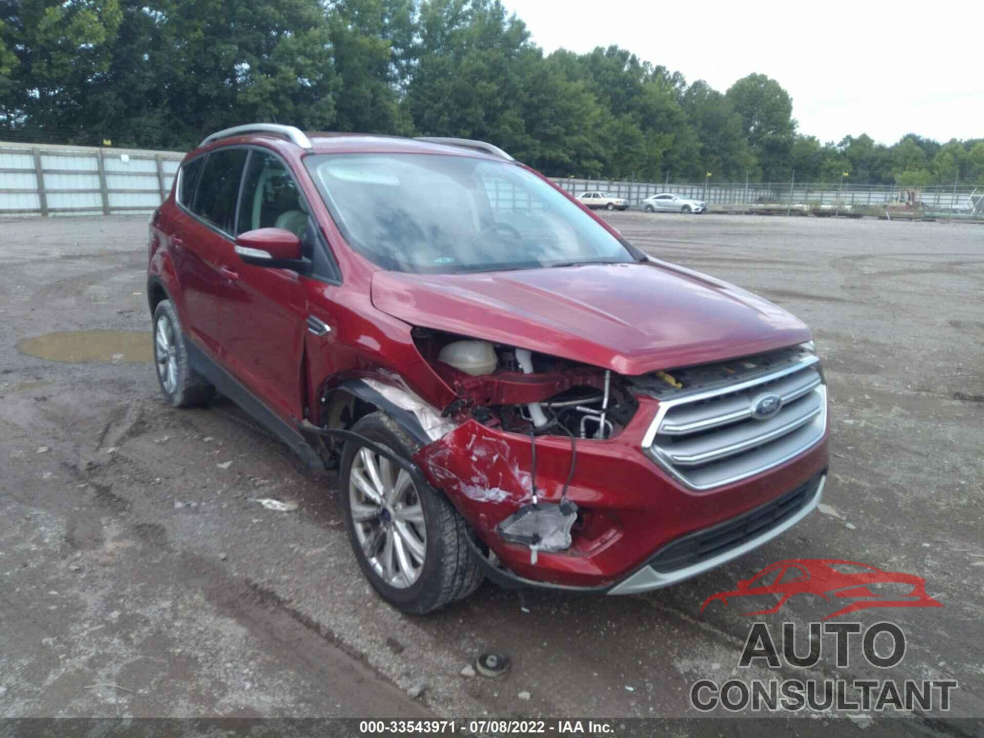 FORD ESCAPE 2017 - 1FMCU9J97HUE85286