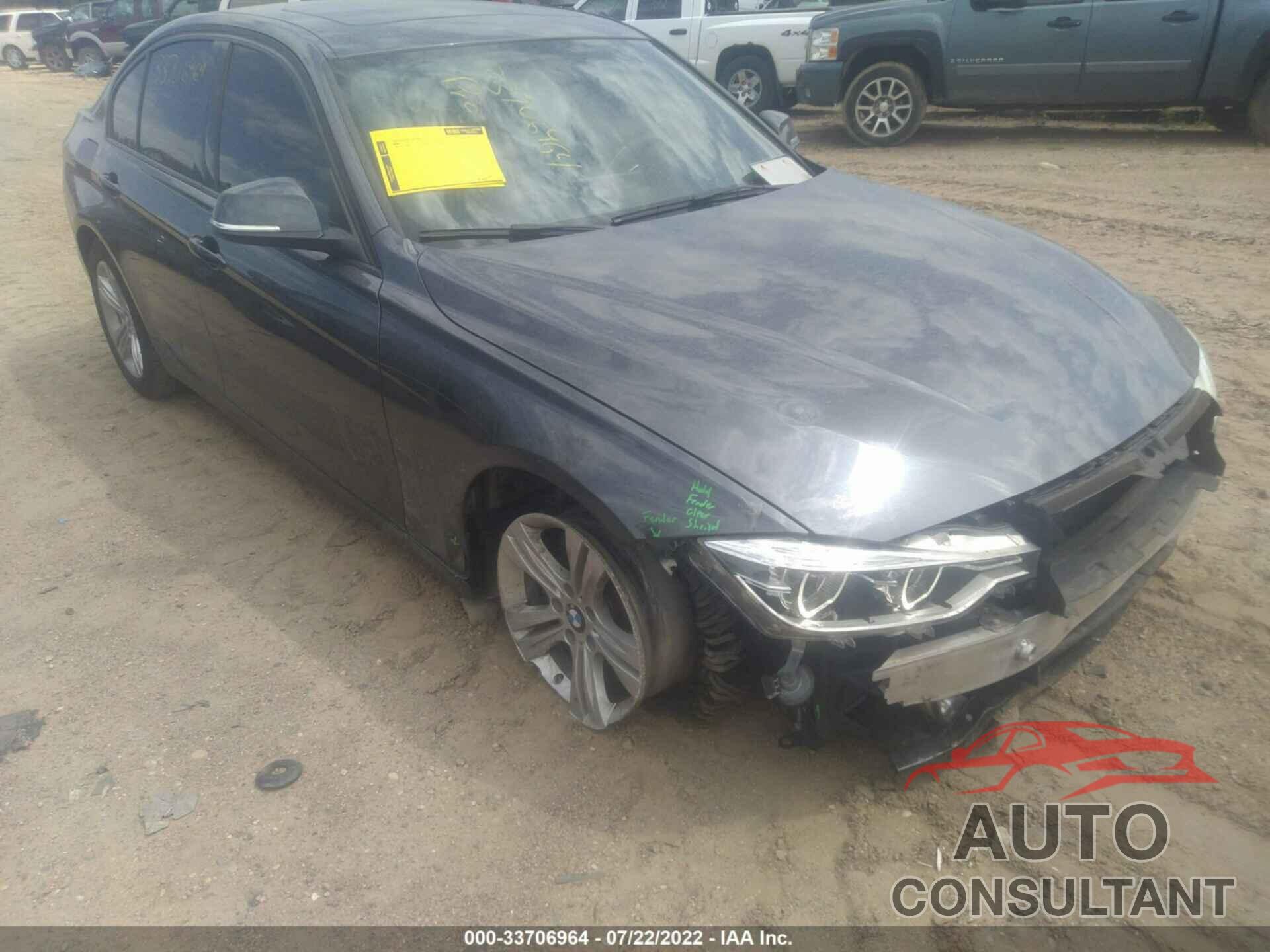 BMW 3 SERIES 2016 - WBA8E3G59GNU05341
