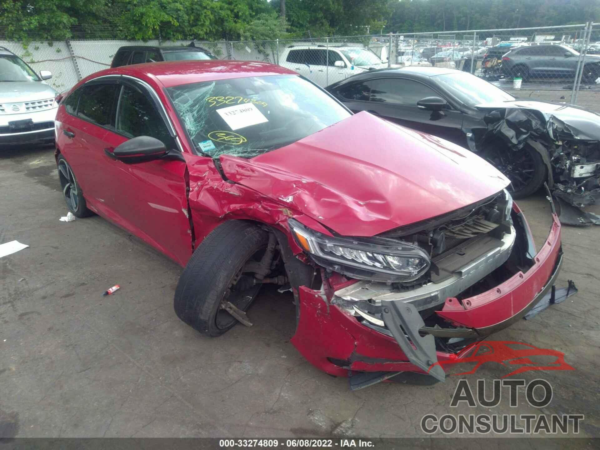 HONDA ACCORD SEDAN 2018 - 1HGCV1F35JA031408